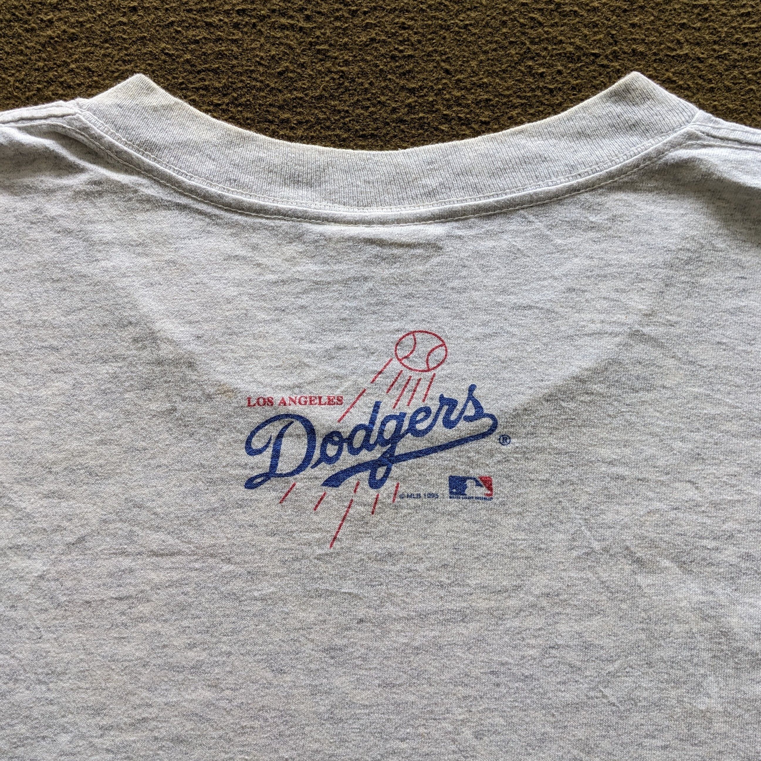 Vintage Vintage 90's HIDEO NOMO Los Angeles Dodgers MLB Team T-shirt Size US L / EU 52-54 / 3 - 4 Thumbnail
