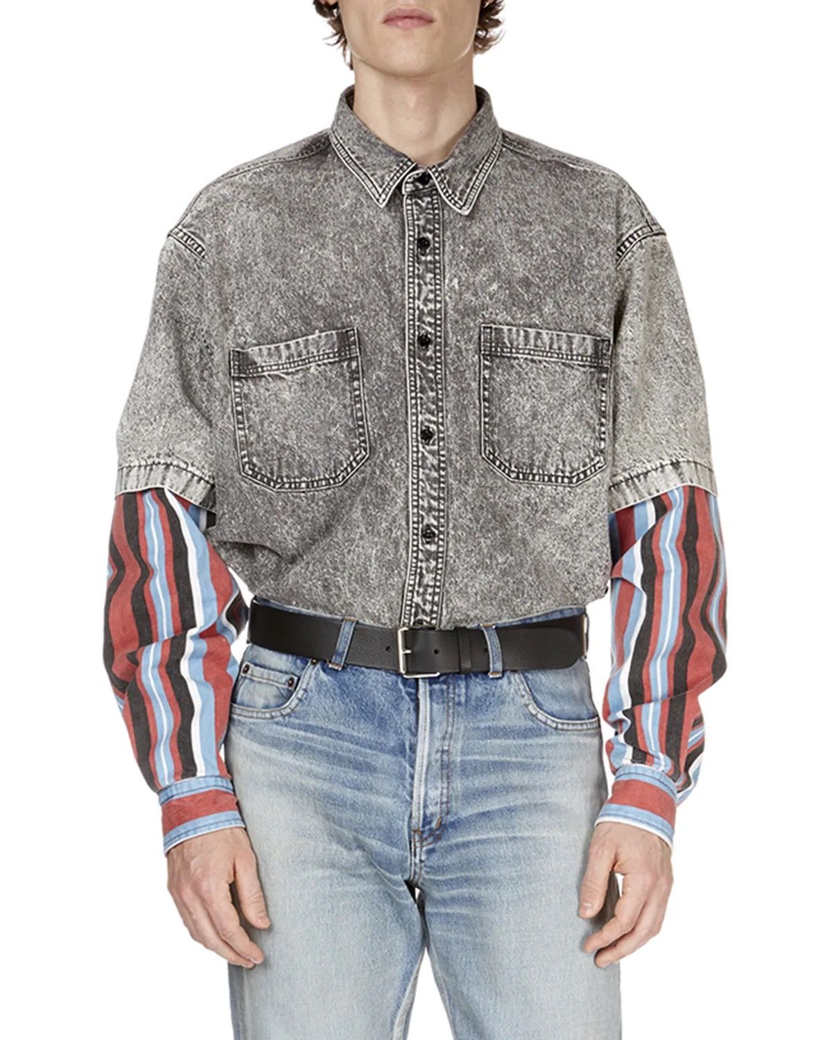 Balenciaga Balenciaga Denim Shirt Size US M / EU 48-50 / 2 - 10 Thumbnail