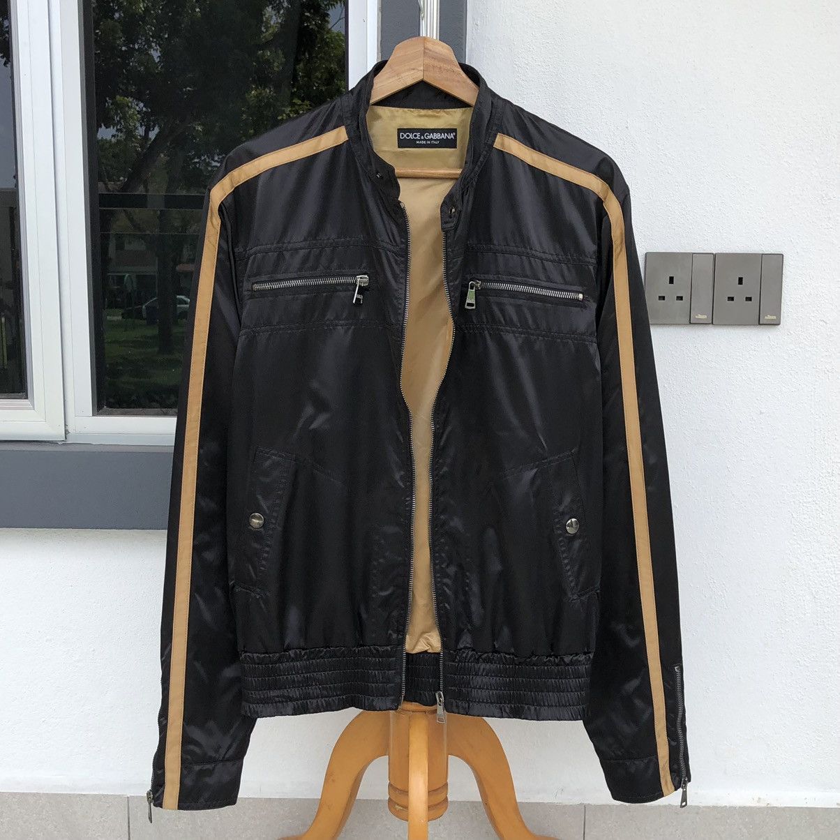 Dolce & Gabbana Dolce & Gabbana SS04 Nylon Bomber Jacket Made In Italy Size US M / EU 48-50 / 2 - 2 Thumbnail