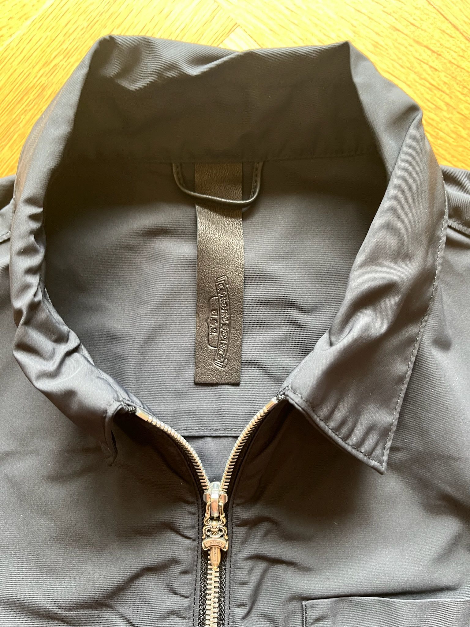 Chrome Hearts Chrome Hearts Zip Nylon Leather Patchwork SS Jacket Size US M / EU 48-50 / 2 - 4 Thumbnail