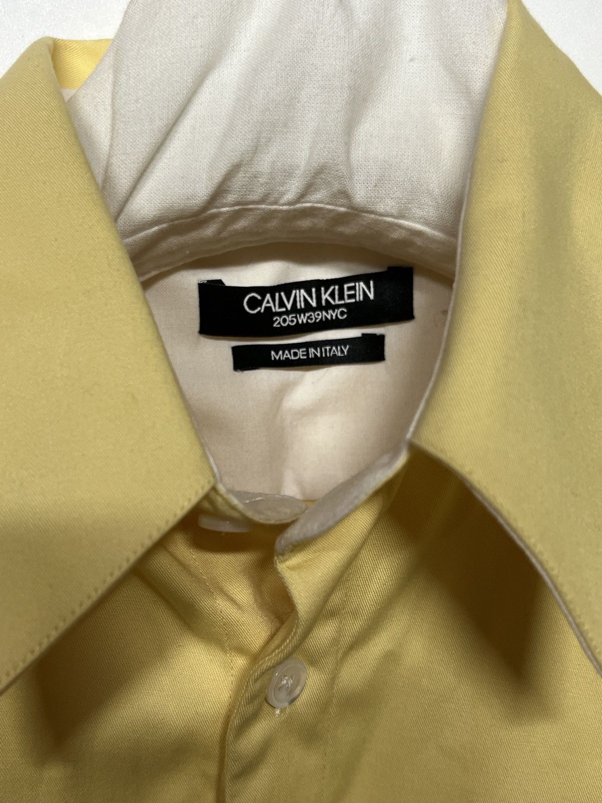 Calvin Klein 205W39NYC Western Flap Pocket Shirt Size 38R - 5 Thumbnail