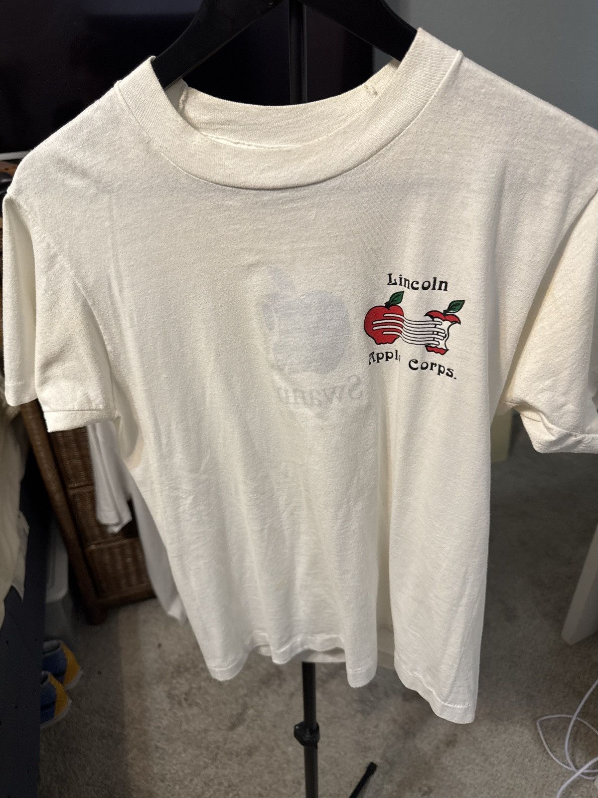 Japanese Brand SWANNCLAYRE Apple t shirt Reversible 1 of 1 Size US M / EU 48-50 / 2 - 2 Thumbnail