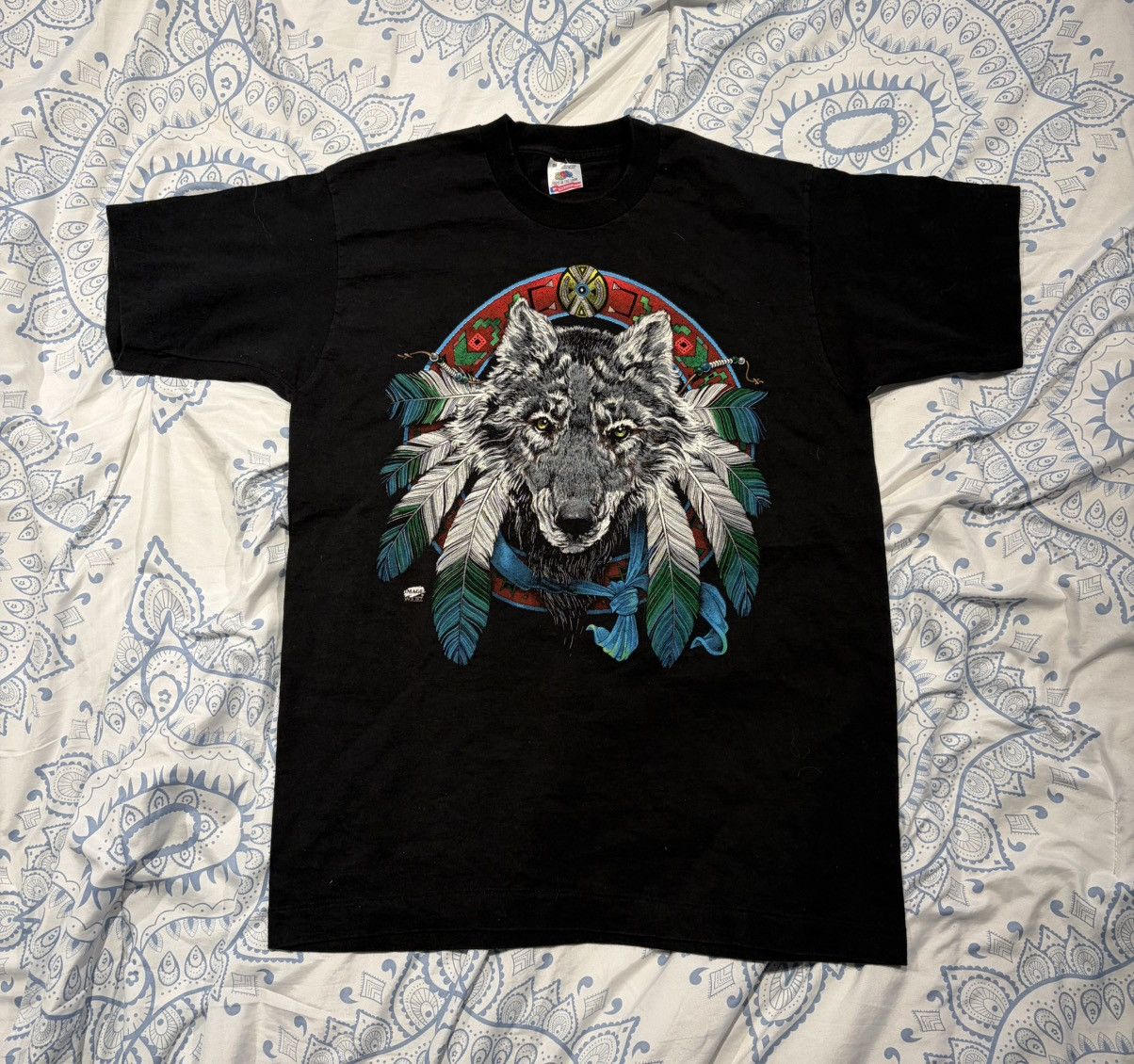 Vintage Vintage Wolf Shirt Medium Size US M / EU 48-50 / 2 - 1 Thumbnail
