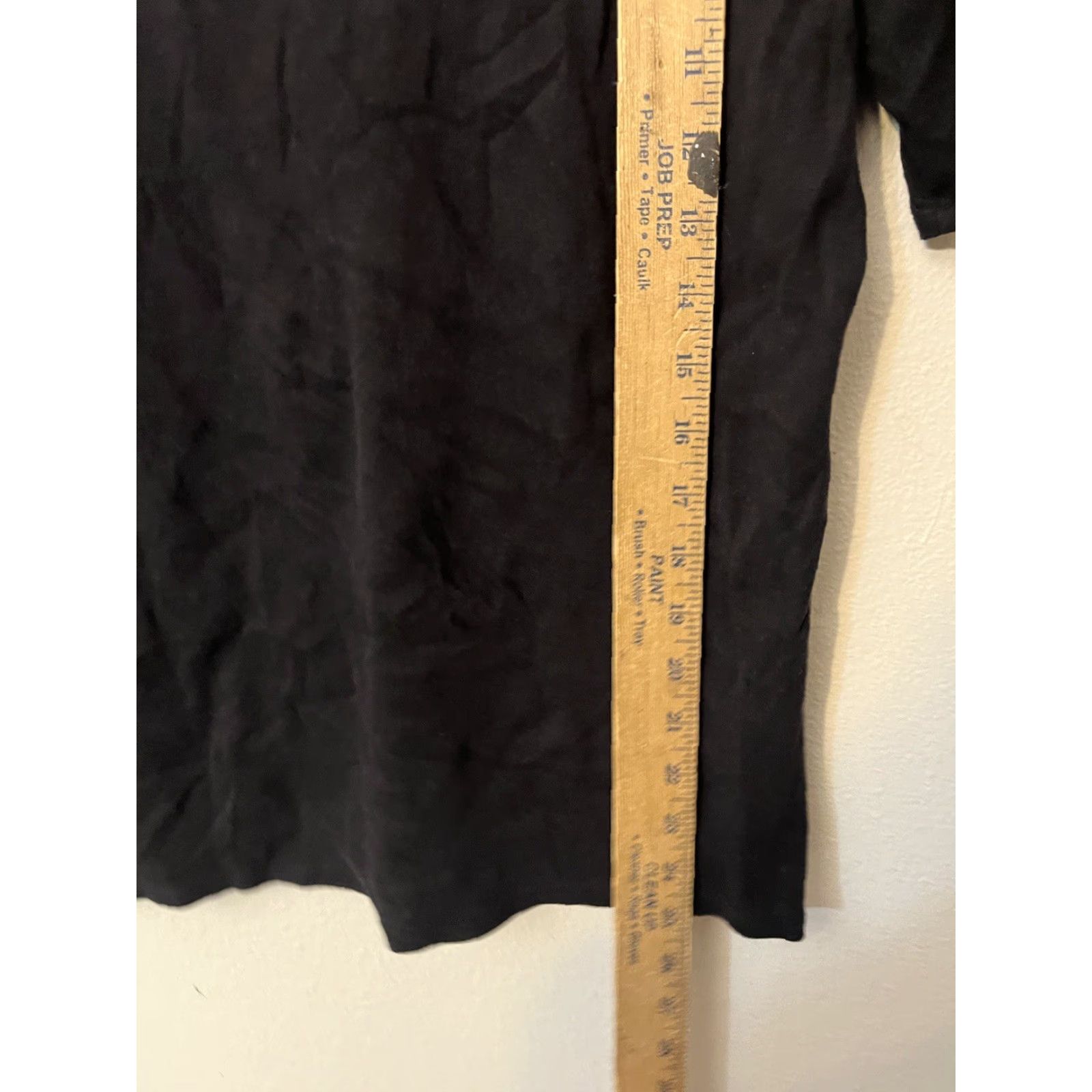 Croft & Barrow Croft & Barrow Women’s Black PM V-Neck Cotton Short Sleeve T-Shirt Size M / US 6-8 / IT 42-44 - 4 Thumbnail