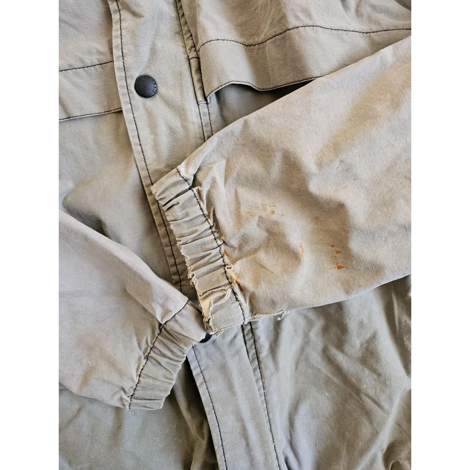 Columbia Columbia Hooded Windbreaker Jacket Khaki Green Sz L 1990s Size US L / EU 52-54 / 3 - 7 Thumbnail