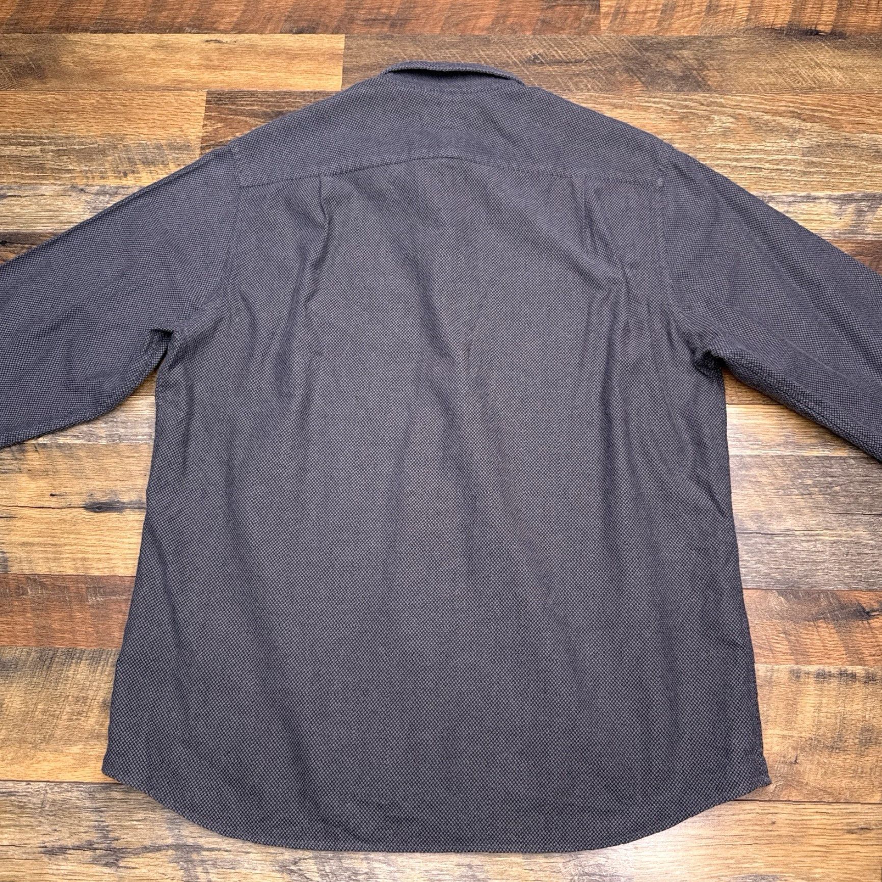 Charles Tyrwhitt Charles Tyrwhitt Classic Fit Shirt Mens Large Gray Button Up Size US L / EU 52-54 / 3 - 3 Thumbnail