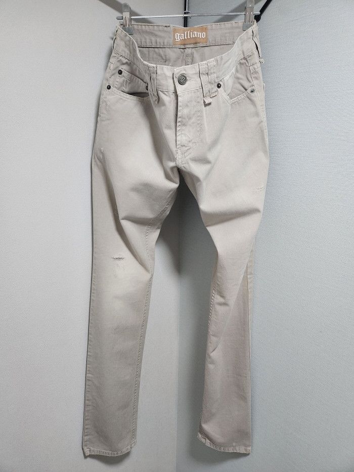 John Galliano john galliano 디스토션 팬츠 Size US 32 / EU 48 - 1 Thumbnail
