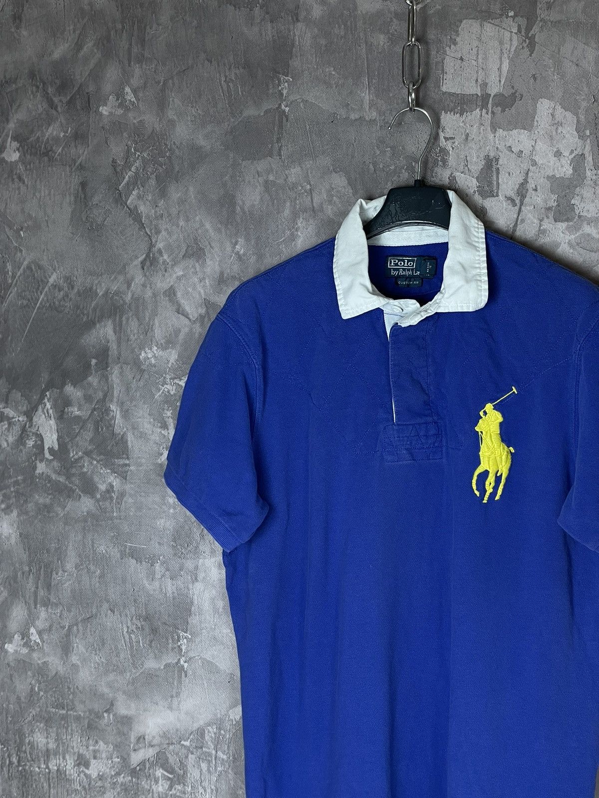 Polo Ralph Lauren × Ralph Lauren × Vintage Polo Ralph Lauren Vintage Chief Keef Style Y2K Polo Shirt Size US L / EU 52-54 / 3 - 3 Thumbnail