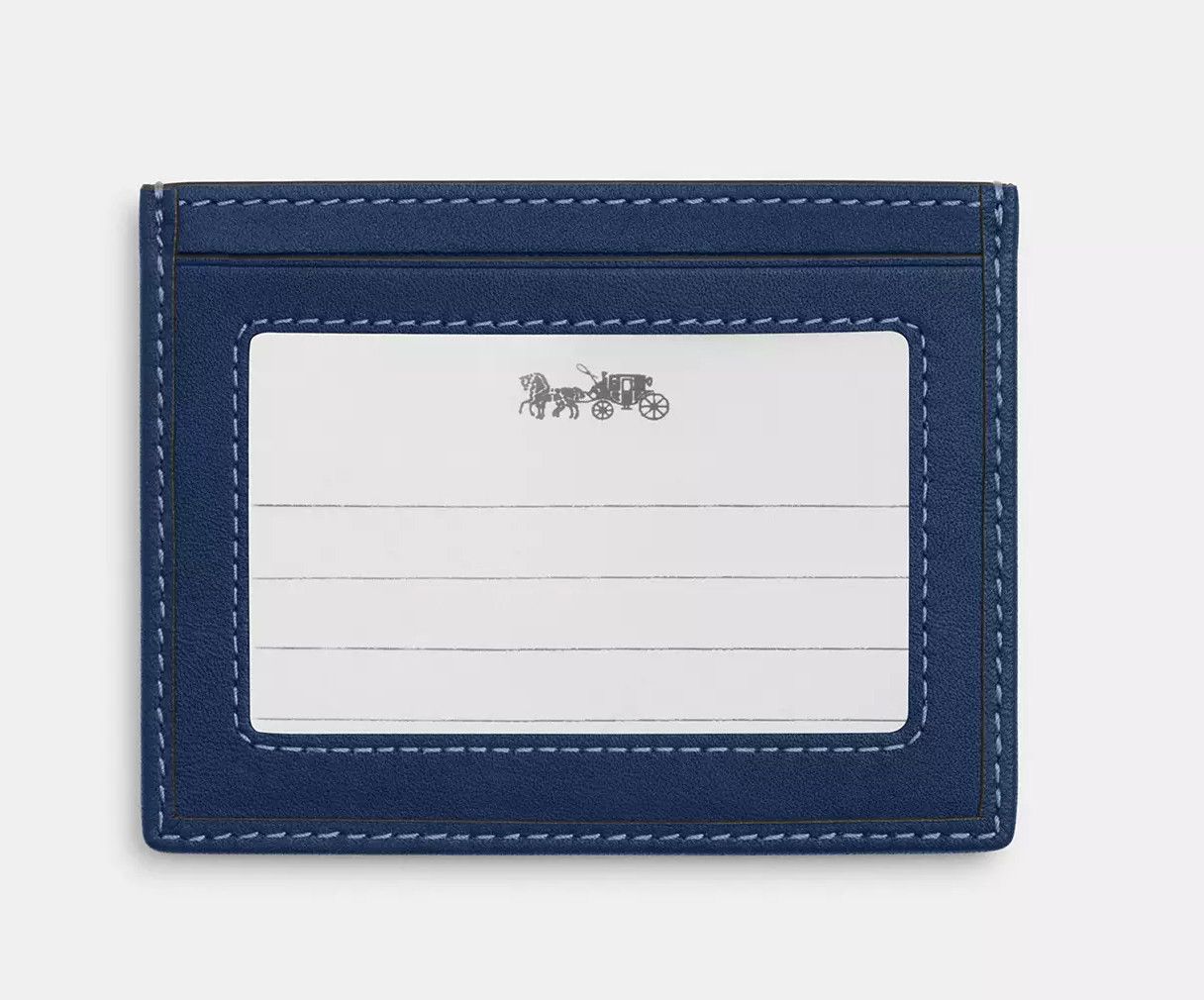 Coach NWT Coach Slim Id Card Case In Signature Denim CY907 Size ONE SIZE - 5 Thumbnail
