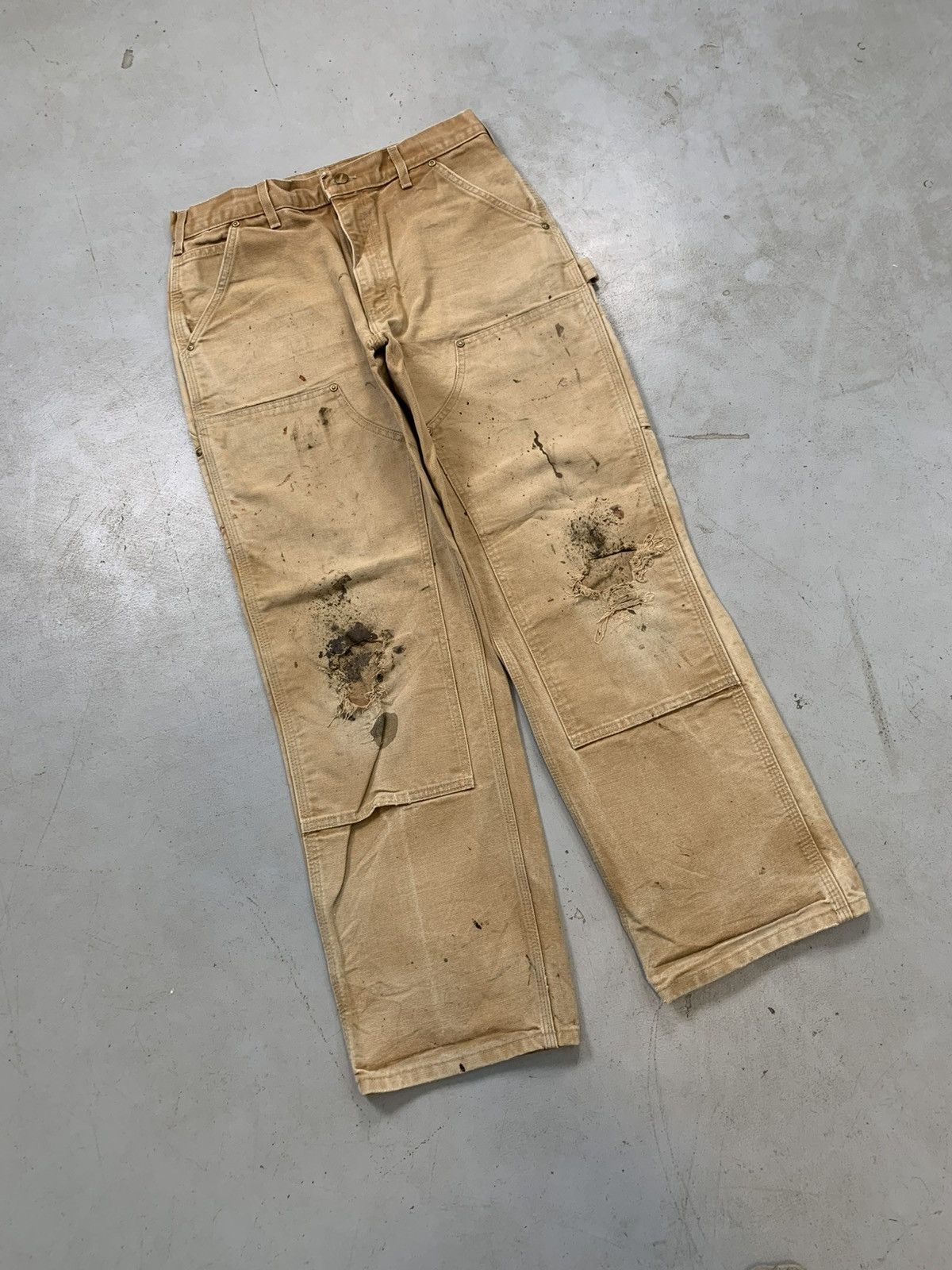 Carhartt Vintage carhartt double knee workwear denim pants Size US 32 / EU 48 - 1 Thumbnail