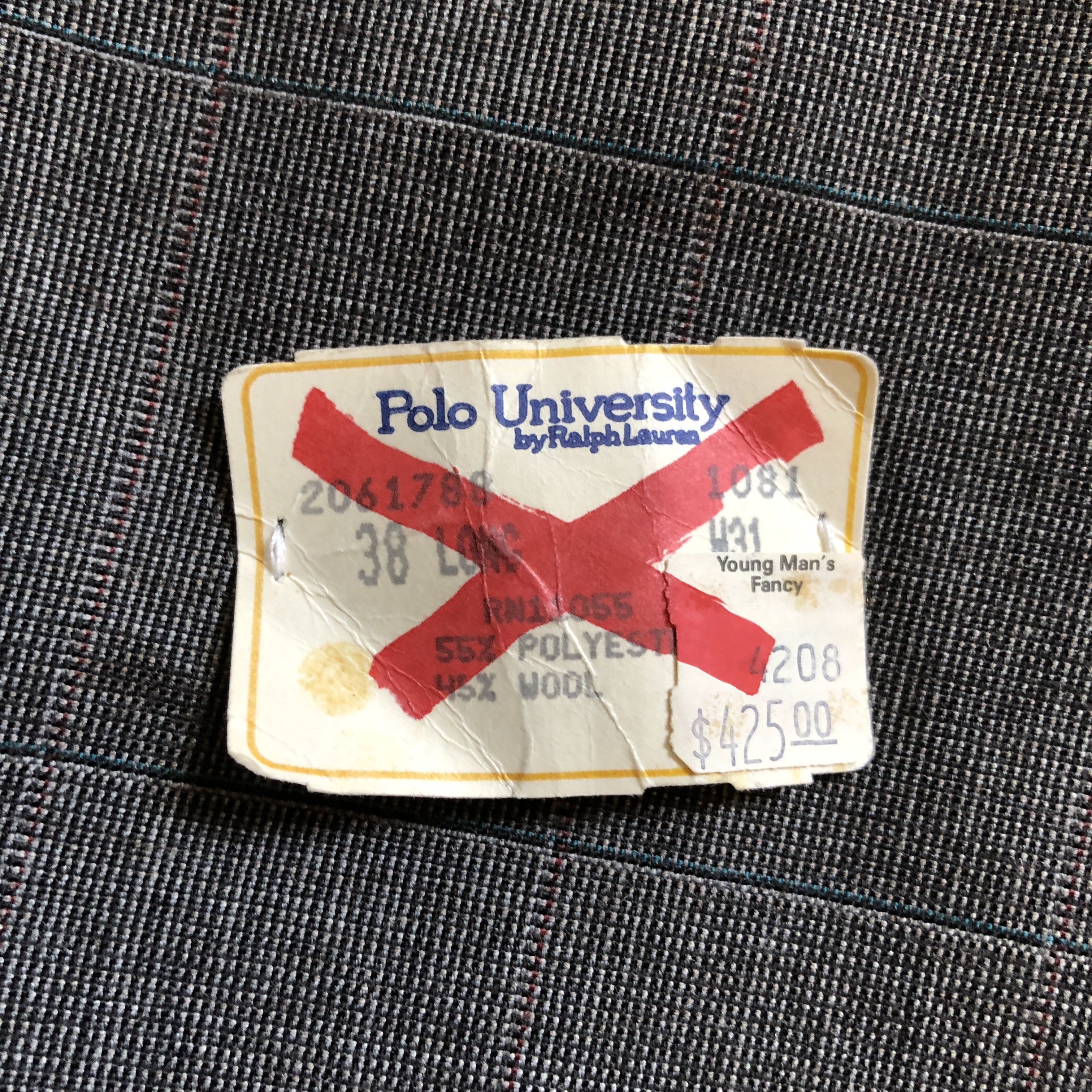 Polo Ralph Lauren Polo University vintage sportcoat Size 38L - 5 Thumbnail
