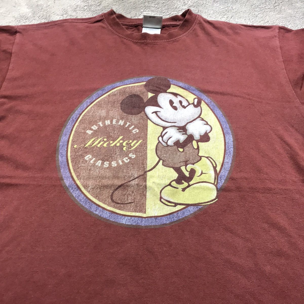 Vintage Vintage 90s Disney Mickey Mouse Sun Faded Graphic Tee Y2K XL Size US XL / EU 56 / 4 - 3 Thumbnail