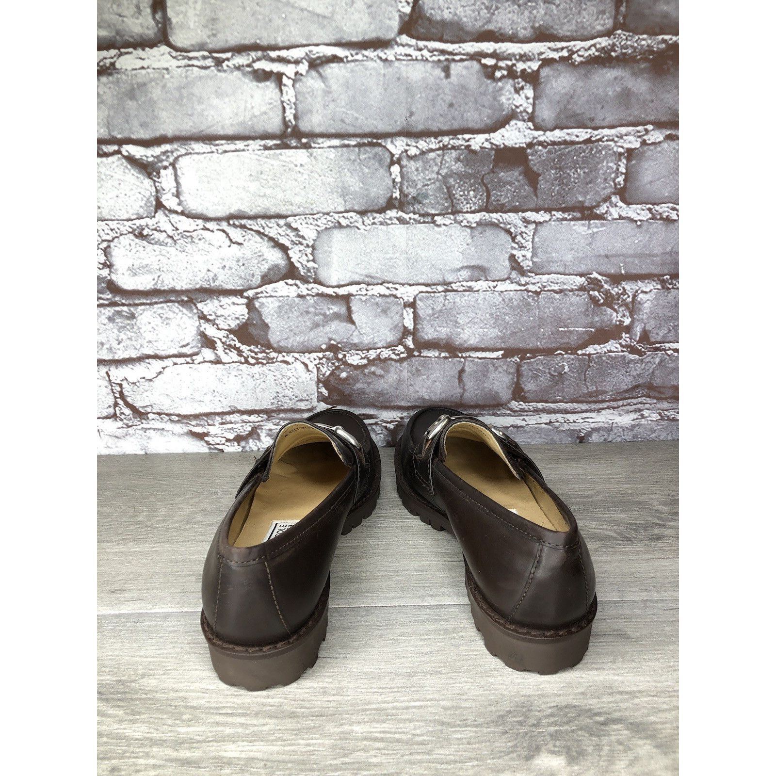 Kenneth Cole Kenneth Cole VTG Horsebit Brown Leather Lug Sole Loafers Dre Size US 6.5 / IT 36.5 - 4 Thumbnail