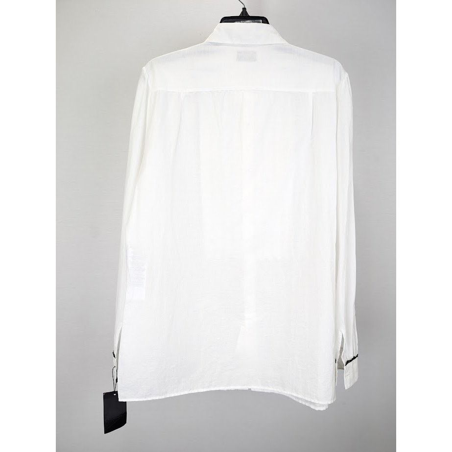 Saint Laurent Paris o1rshd1 Button Shirt in White Size US M / EU 48-50 / 2 - 9 Thumbnail