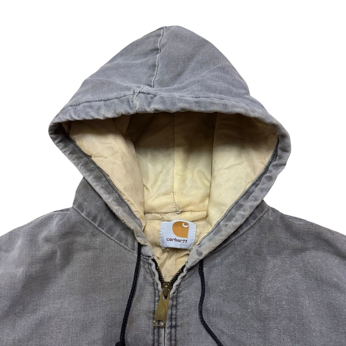 Carhartt VINTAGE CARHARTT DISTRESSED HOODIE JACKET Size US L / EU 52-54 / 3 - 2 Thumbnail