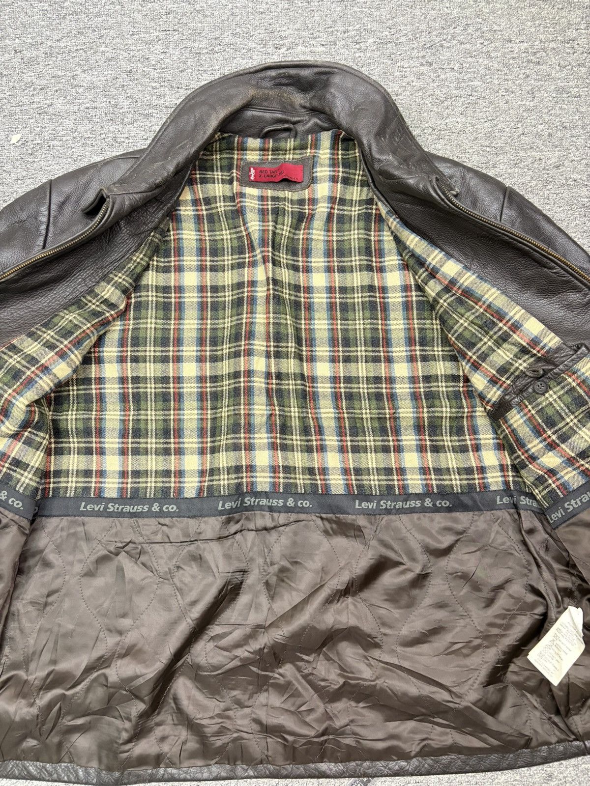 Levi's Vintage Levis Cow Leather Jacket size XL Size US XL / EU 56 / 4 - 3 Thumbnail