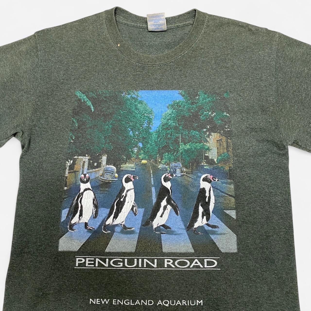 Other Y2K penguin road New England aquarium green Tshirt Size US S / EU 44-46 / 1 - 1 Thumbnail