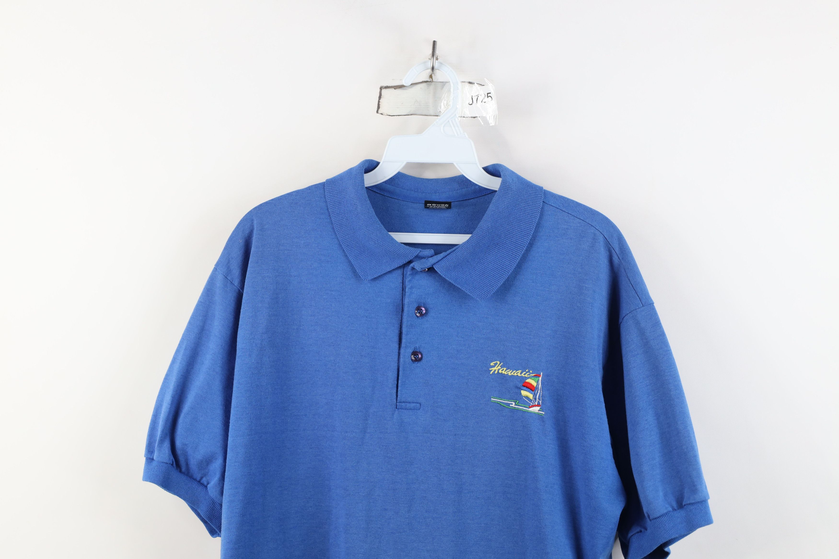 Vintage Vintage 80s 90s Streetwear Sailboat Sailing Polo Shirt Size US L / EU 52-54 / 3 - 2 Thumbnail