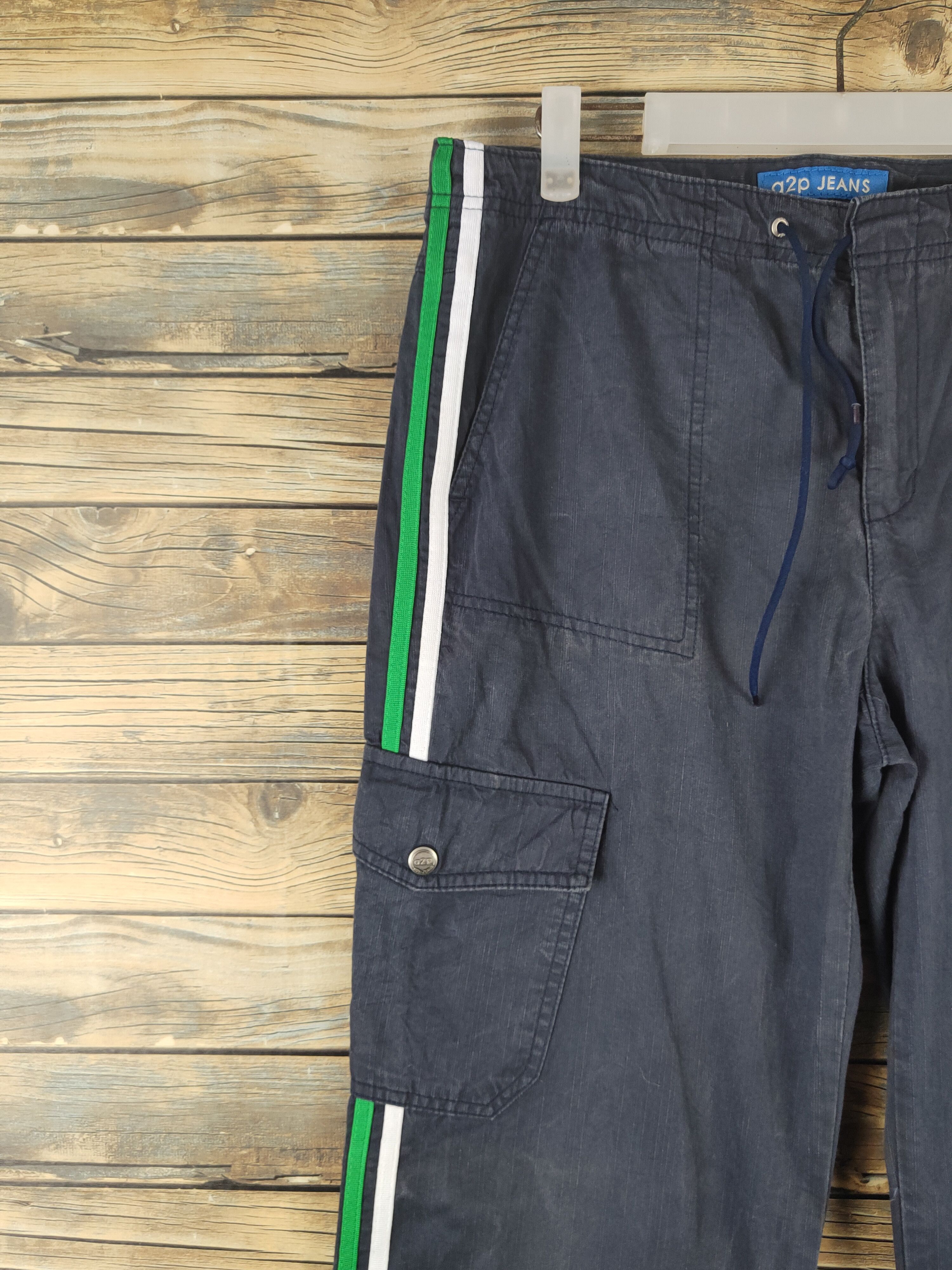 Japanese Brand DL A2p Navy Multipocket Tactical Cargo Pants #1659 Size US 30 / EU 46 - 3 Thumbnail