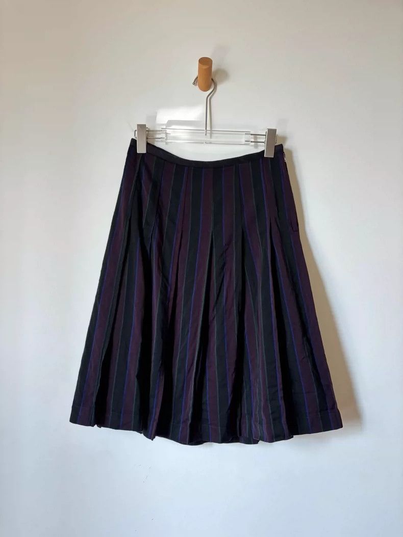 Comme Des Garcons size S Striped Skirt Wool Blend Skirt Pl