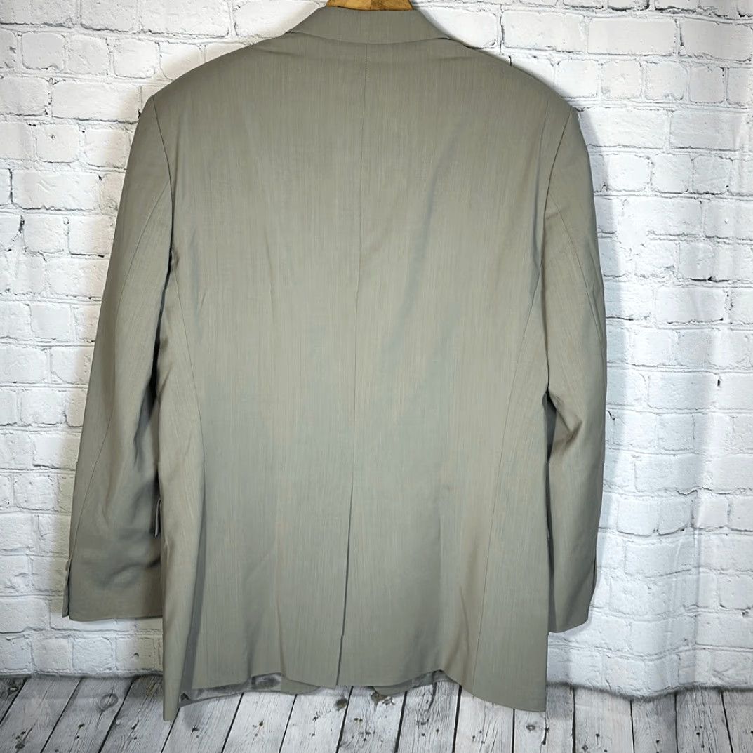Hugo Boss HUGO BOSS Blazer Sport Coat Jacket 40R Tan Wool Mens Regular Jacket Men Size 40R - 4 Thumbnail