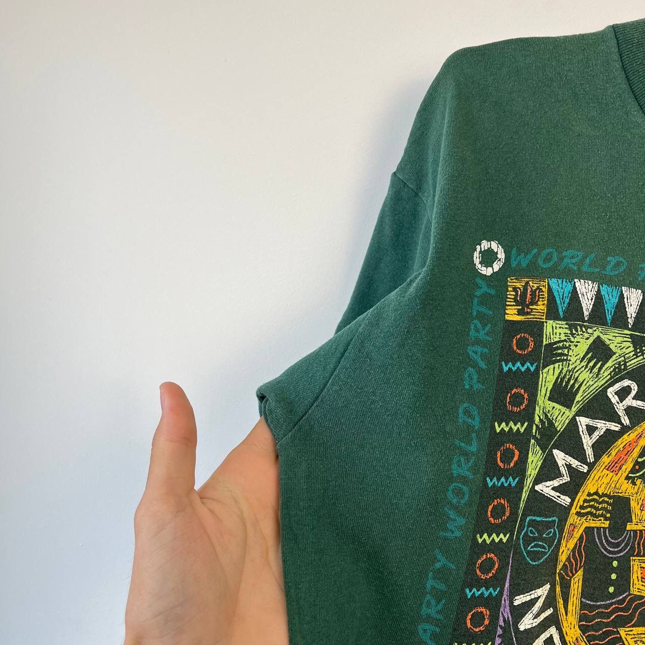 Vintage Vintage 1991 Mardi Gras New Orleans Logo T-Shirt Signal Size US M / EU 48-50 / 2 - 9 Thumbnail