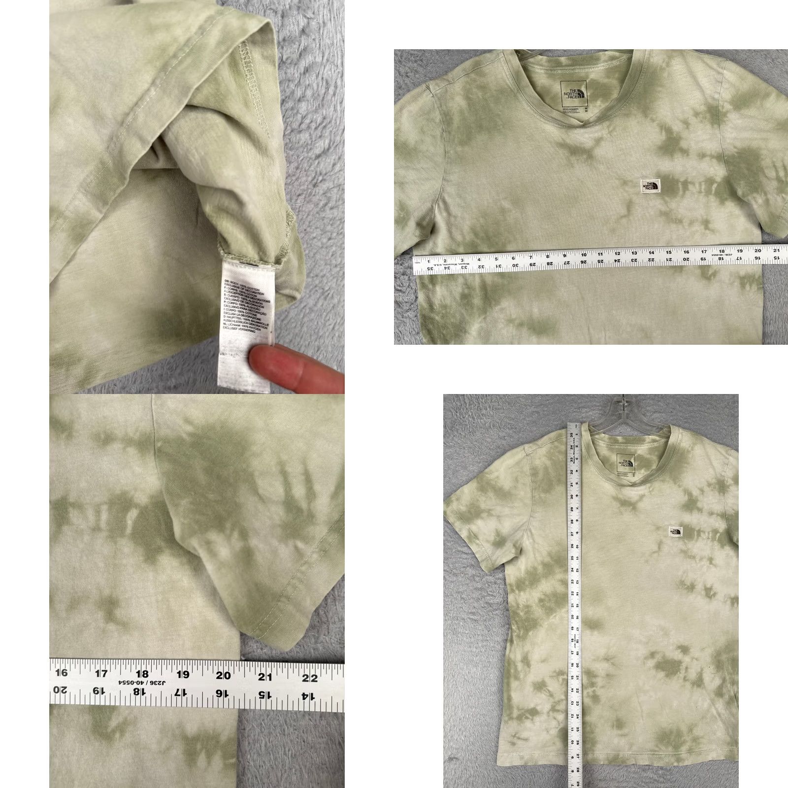 The North Face The North Face Shirt Men M Green Tie Dye Short Sleeve 100% Cotton Crew Neck Size US M / EU 48-50 / 2 - 8 Thumbnail