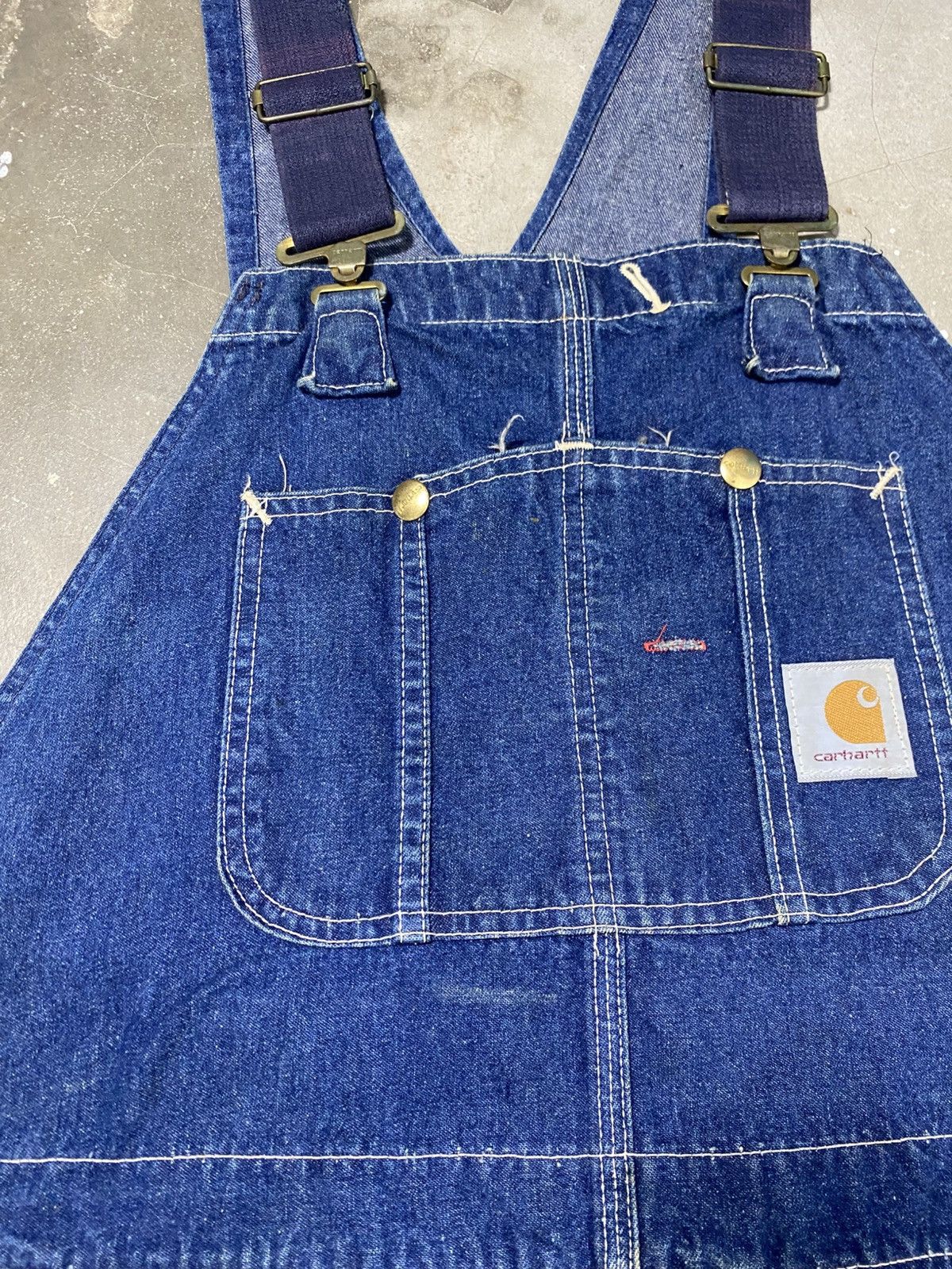 Carhartt Vintage Carhartt Denim Overalls Size US L / EU 52-54 / 3 - 15 Thumbnail