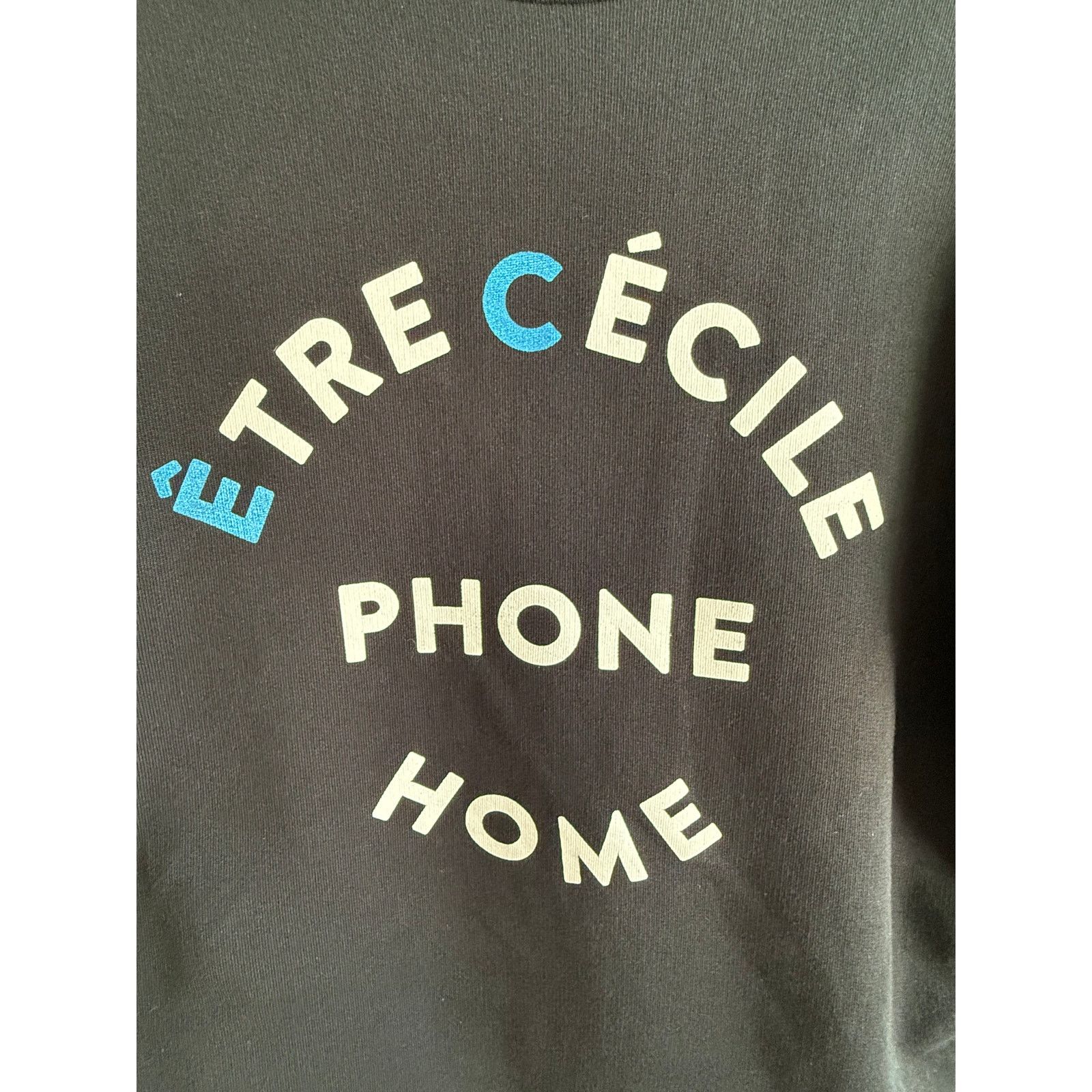 Other Être Cécile "Phone Home" Print Sweatshirt - Black - Small Size S / US 4 / IT 40 - 2 Thumbnail