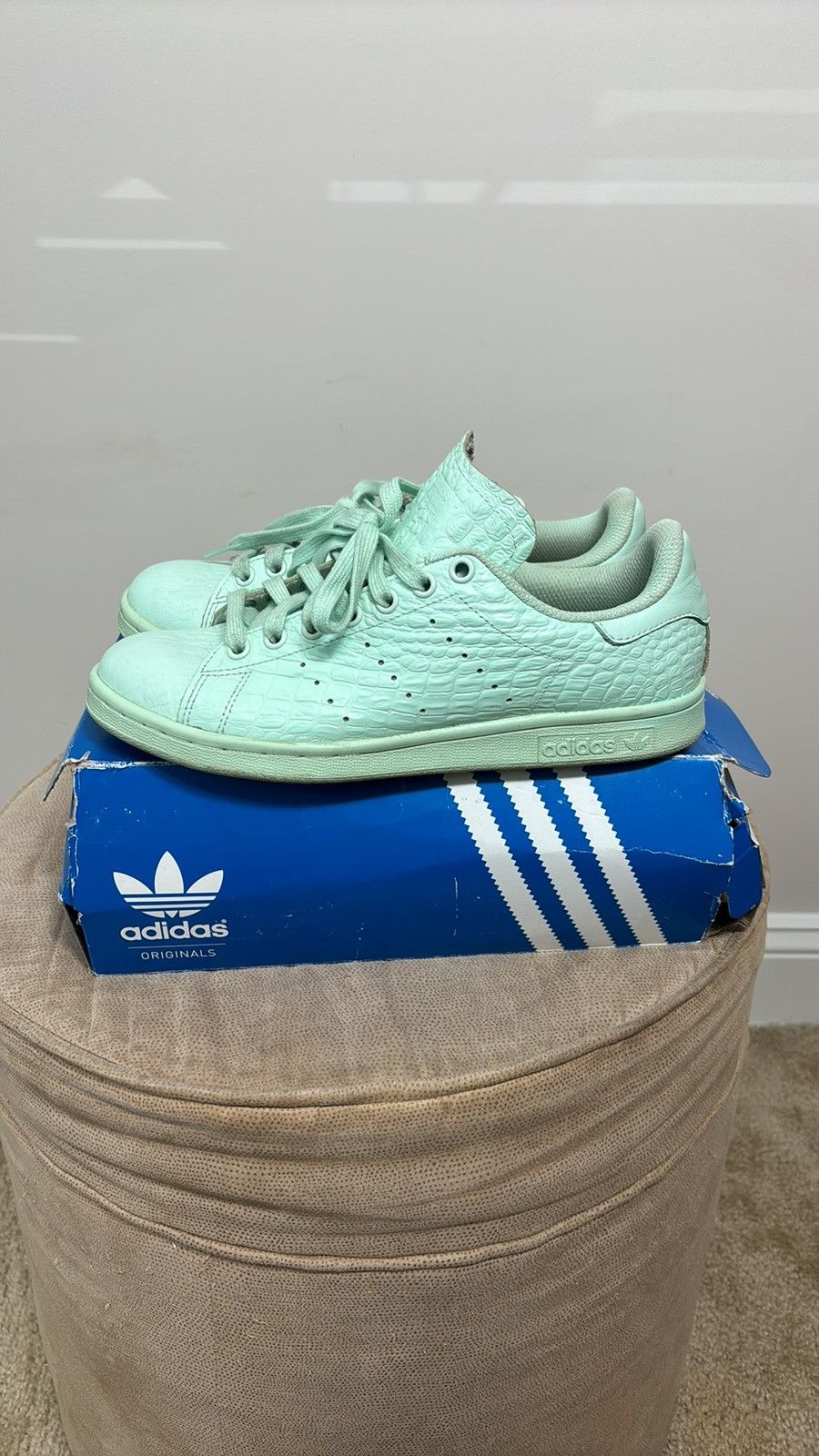 Adidas Adidas Stan Smith Frozen Green Size US 7 / IT 37 - 3 Thumbnail