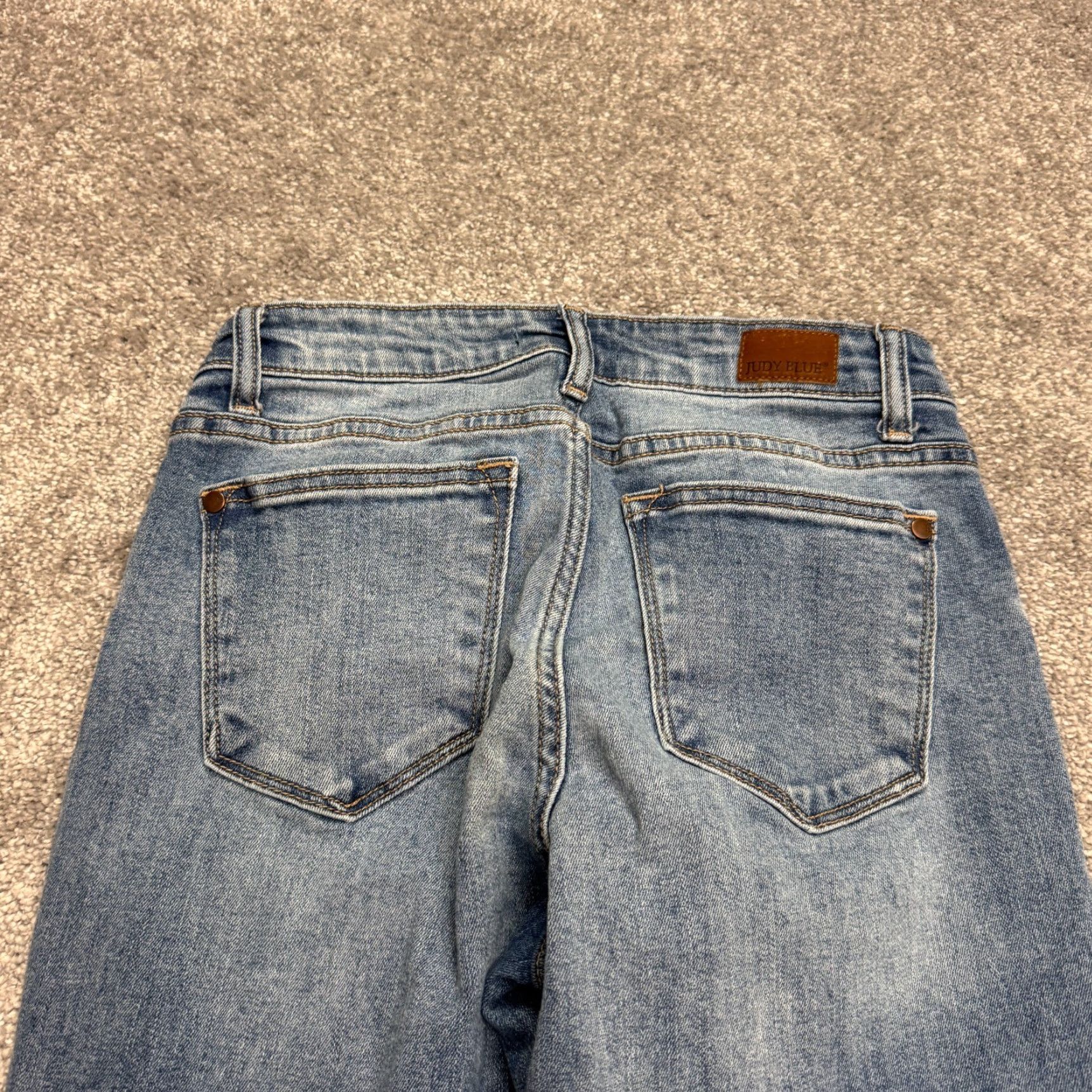 Denime Judy Blue Jeans Mid Rise Skinny Denim Women 26 in Blue 28 in Inseam Regular 3/26 Size 3 Pants City Streetwear Casual Size 26" / US 2 / IT 38 - 6 Thumbnail
