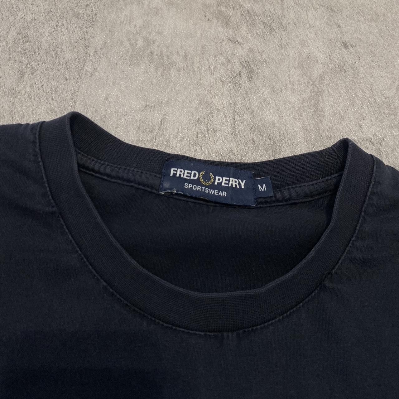 Fred Perry Fred Perry black and white t-shirt Size US M / EU 48-50 / 2 - 4 Thumbnail