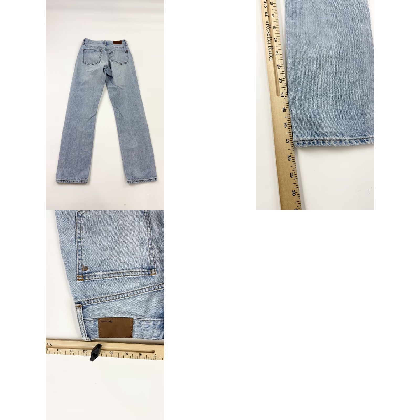 Madewell VINTAGE Not Applicable Madewell Jeans Women’s 24 Light Wash Straight Leg High Rise Denim Pants Summer Womens Size 42" / US 20 - 8 Thumbnail