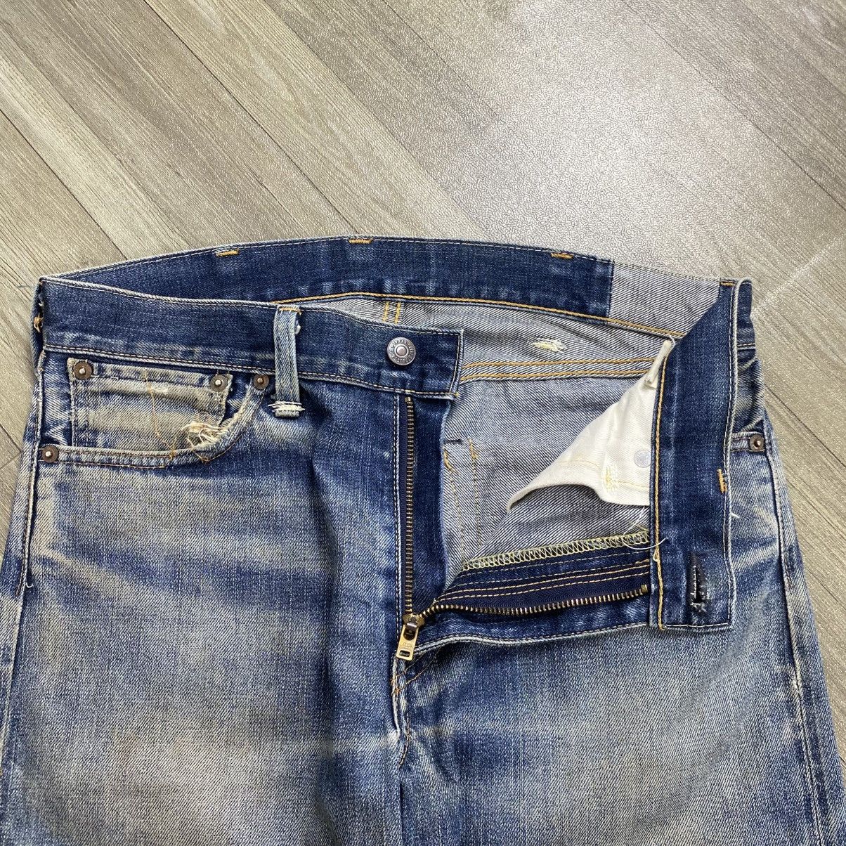 Levi's Vintage Clothing 1990s Vintage Levi’s LVC Big E Distressed Selvedge Denim Size US 29 - 3 Thumbnail