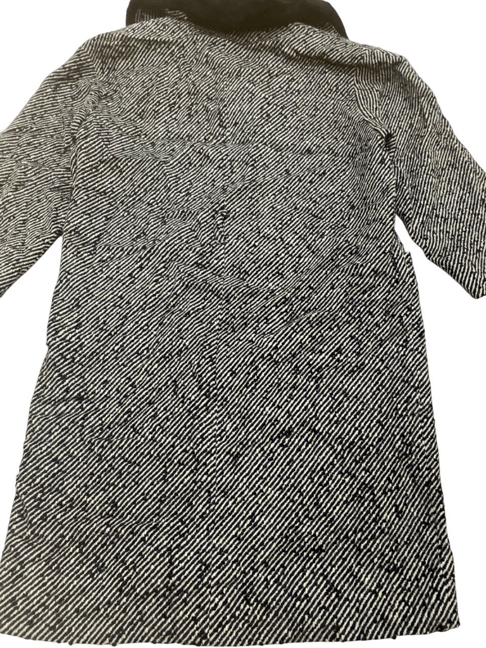 Dior × Hedi Slimane AW07 DIOR WOOL HERRINGBONE TWEED COAT FUR COLLAR Size M / US 6-8 / IT 42-44 - 8 Thumbnail