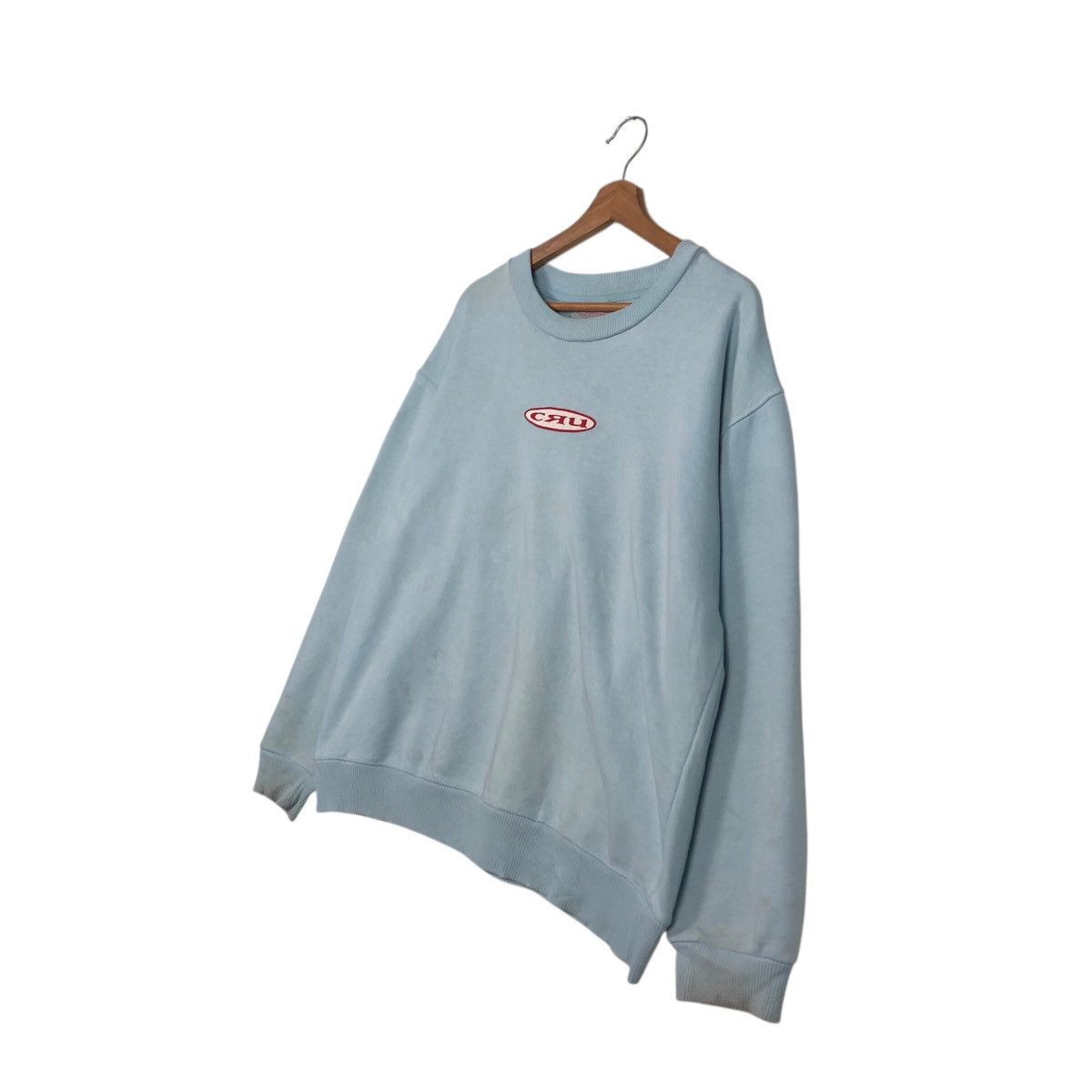 Vintage 📌Vintage Sweatshirt Cru Design Made in Usa Big Logo Size US M / EU 48-50 / 2 - 3 Thumbnail