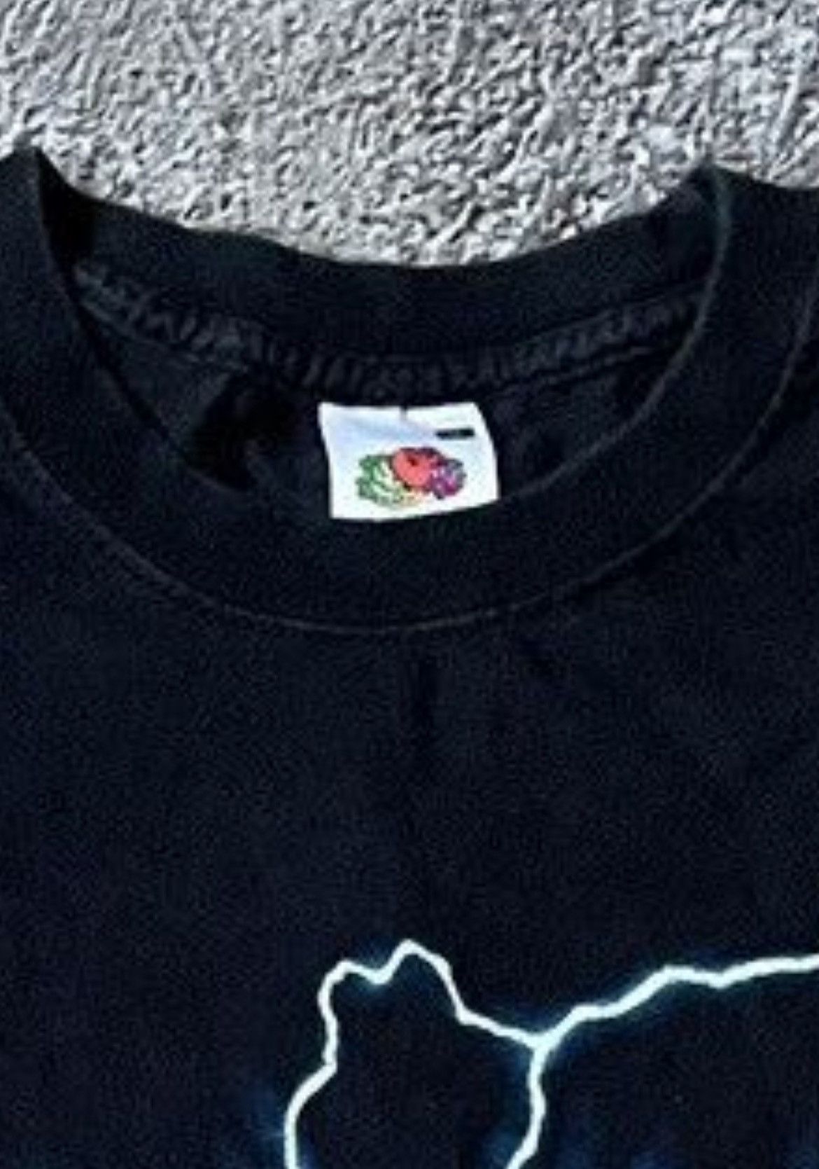 Vintage Vintage Y2K In Flames Lightning Graphic Tee Grunge Slim M Size US M / EU 48-50 / 2 - 6 Thumbnail