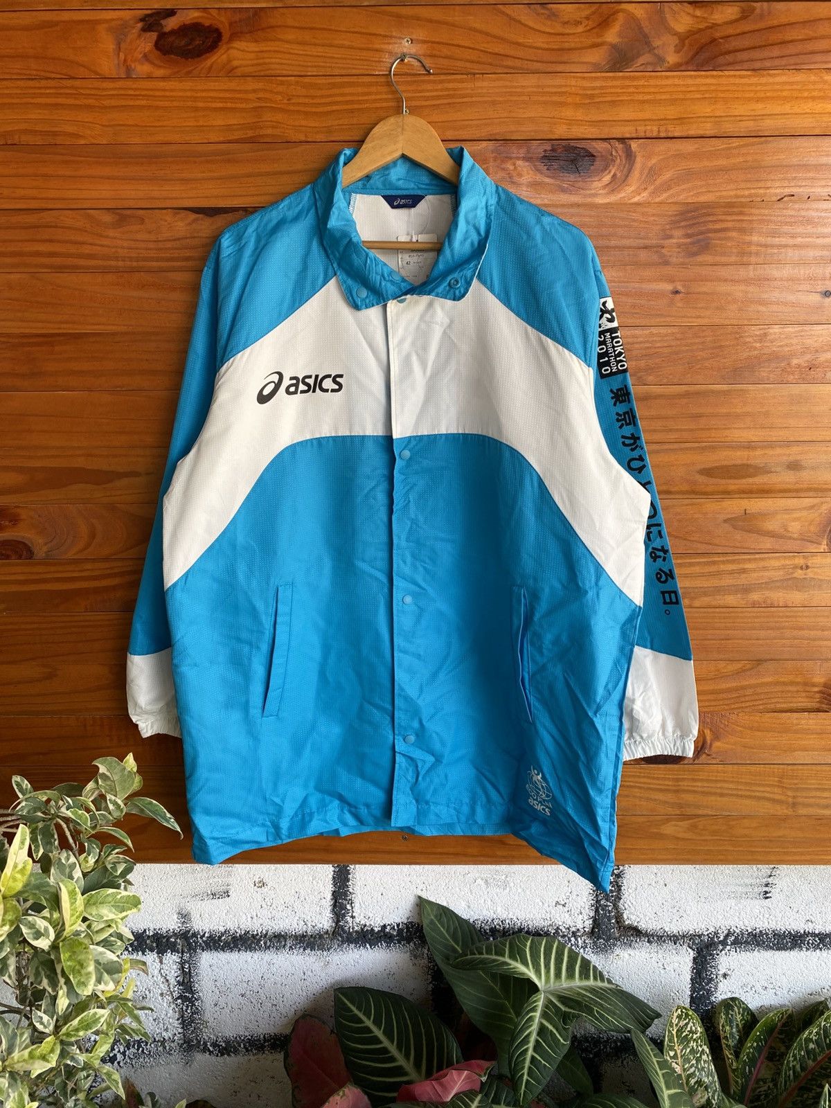 Asics ASICS Water Station Tokyo Marathon Jacket | Vintage Sports Size US M / EU 48-50 / 2 - 3 Thumbnail