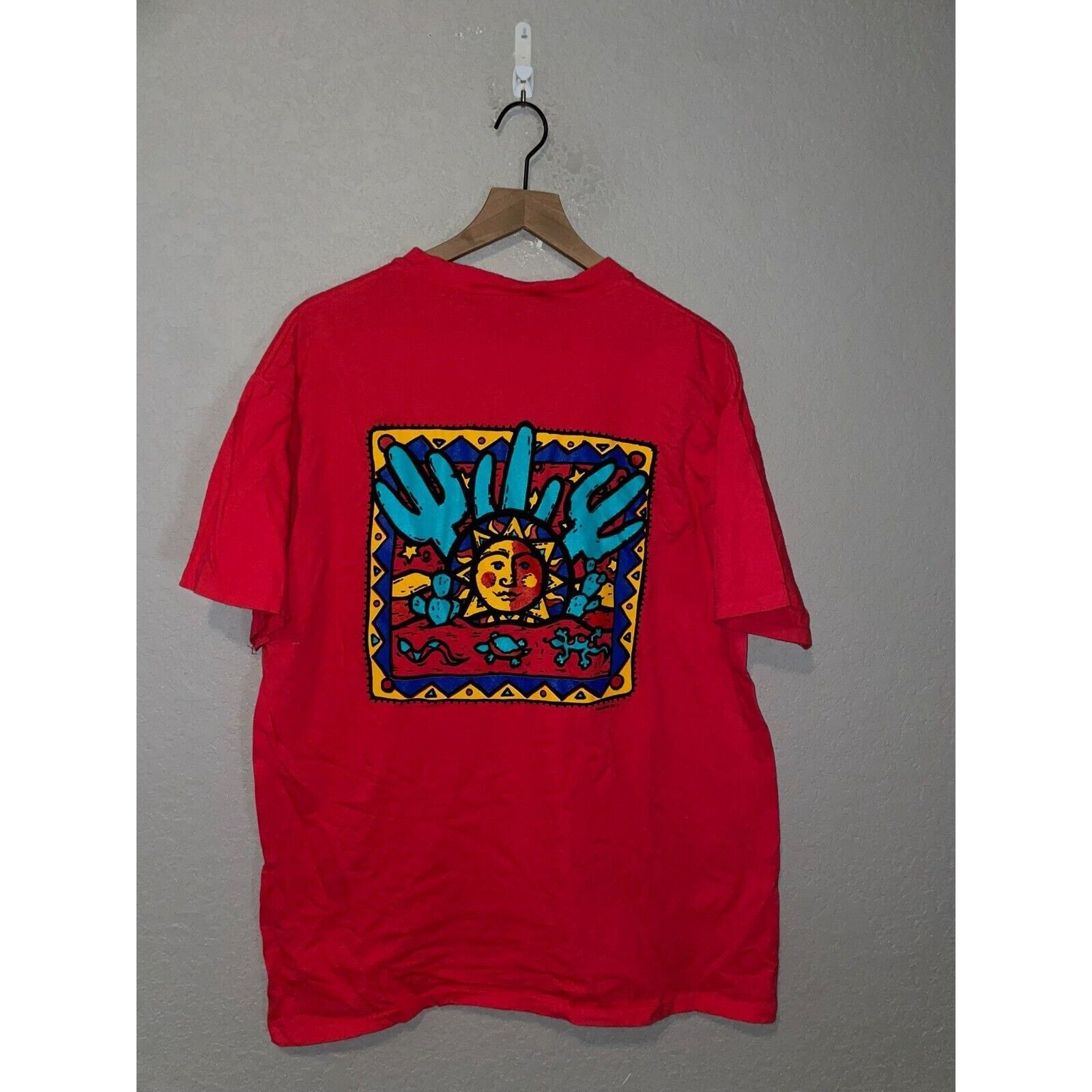 Vintage Vintage Arizona Sunshine Shirt Cactus Art Red Tee VTG 1995 L Size US L / EU 52-54 / 3 - 7 Thumbnail