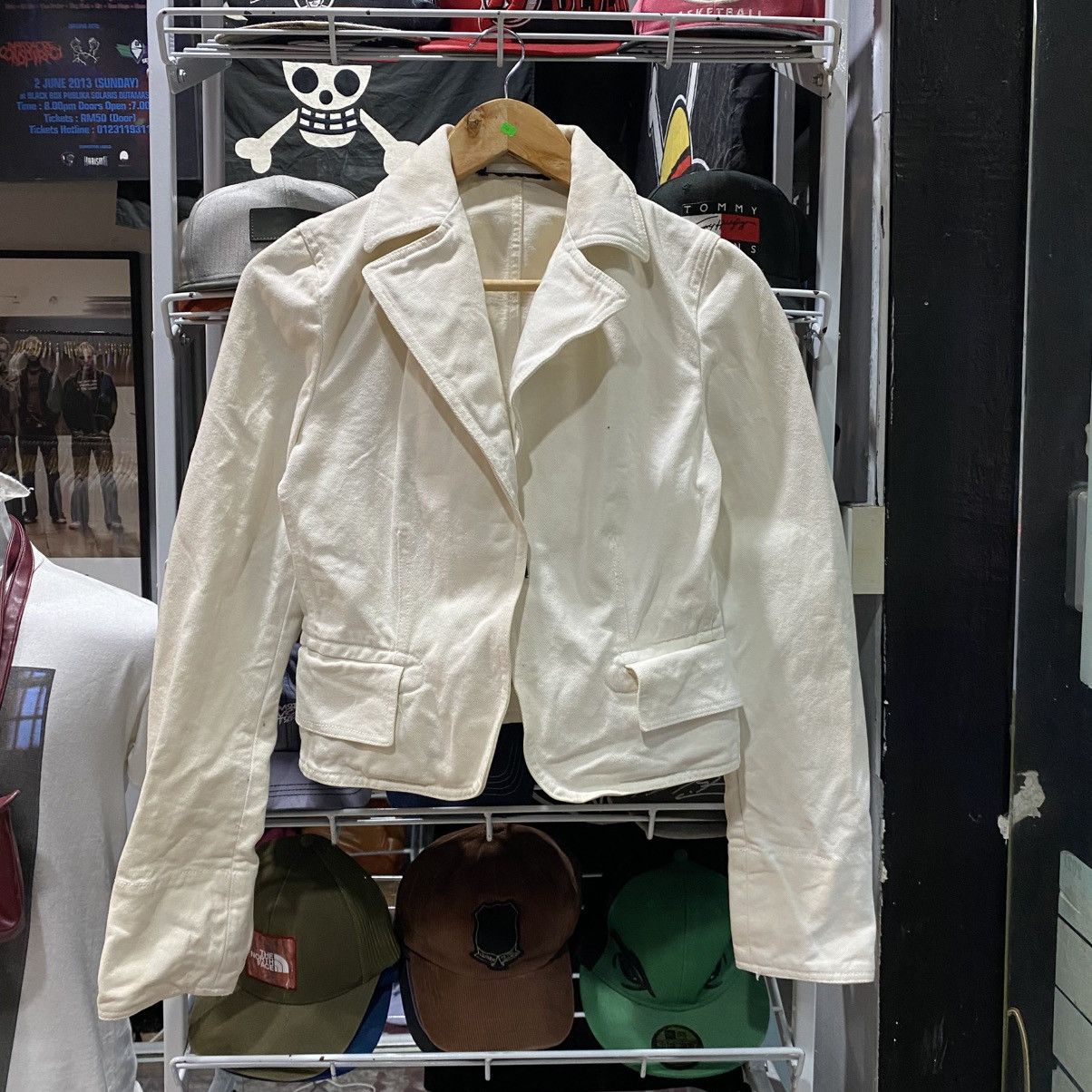 GUCCI Luxury Fashion Crop Chore Coat Jackets