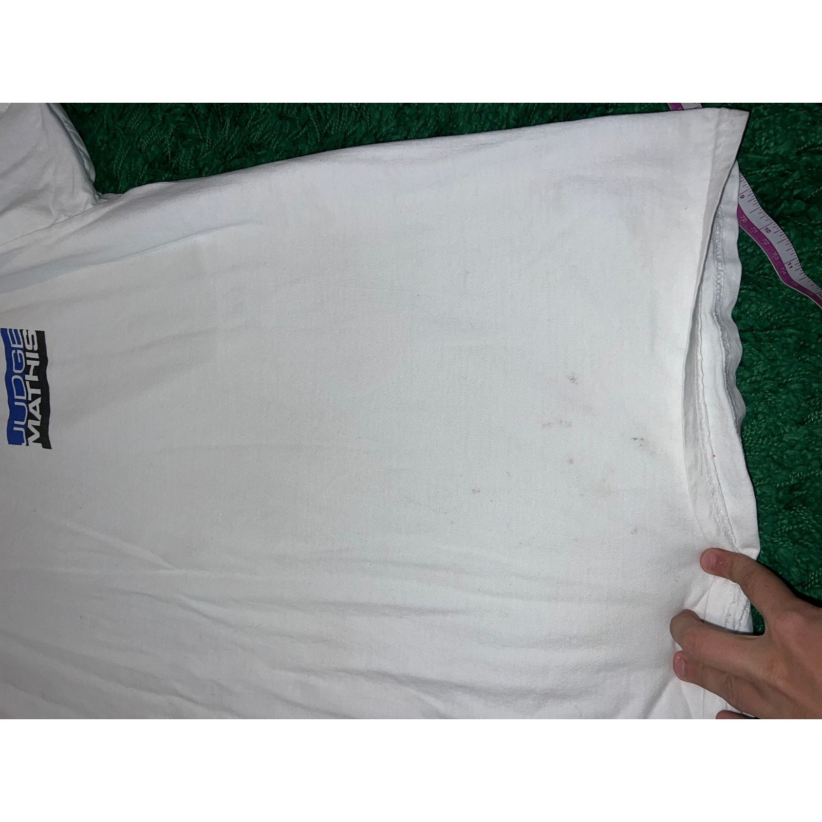 Hanes Vintage Judge Mathis Shirt 1st Season White Tee TV Show XL Size US XL / EU 56 / 4 - 6 Thumbnail