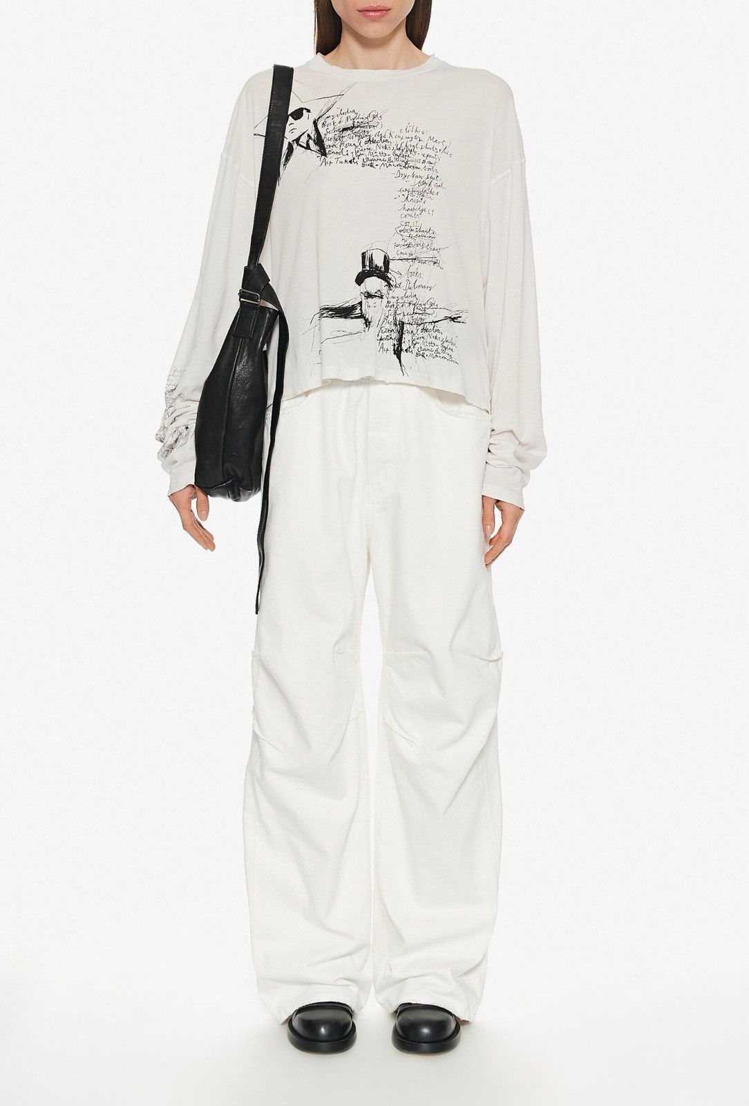 Ann Demeulemeester Last Ann Demeulemeester Sketchbook Off-White T