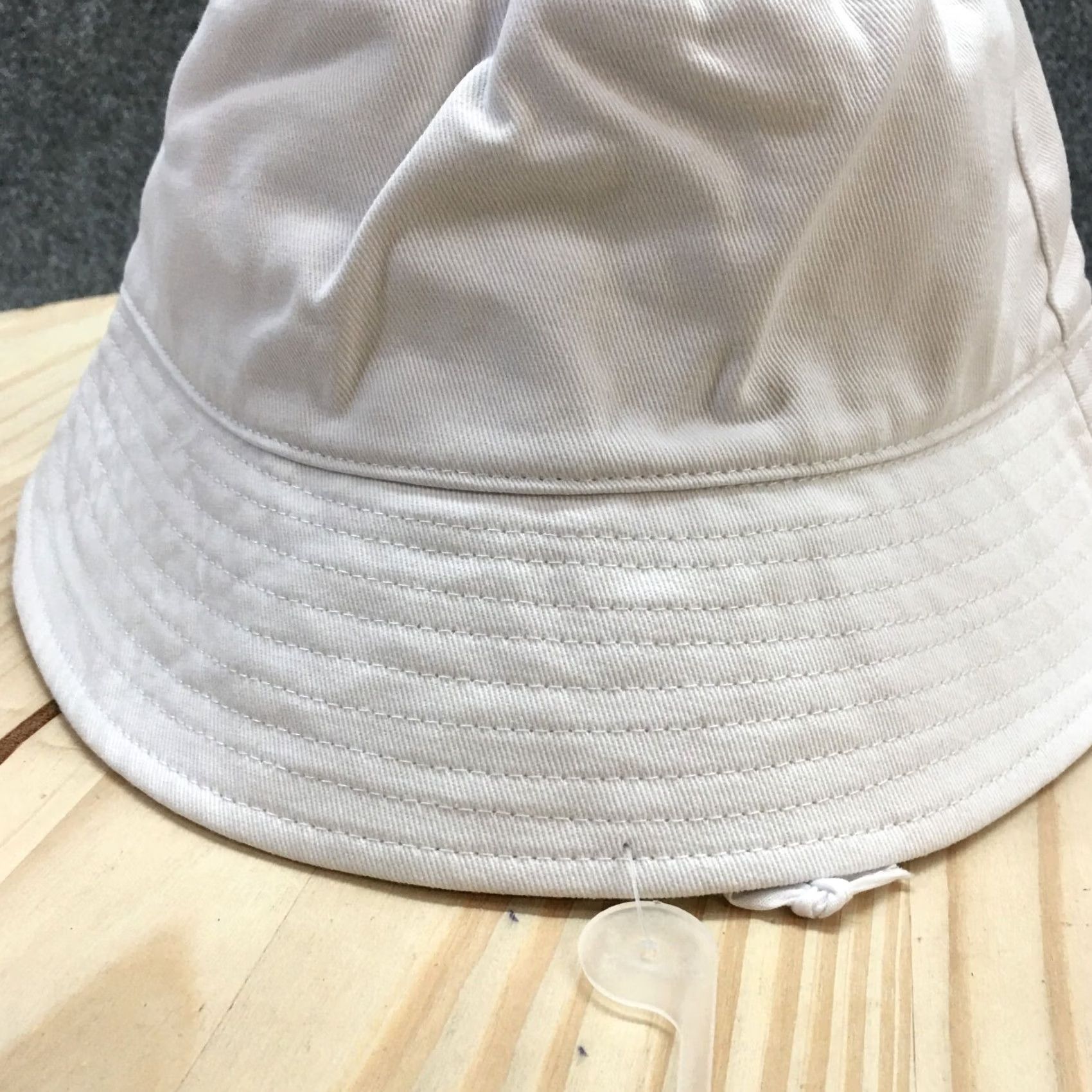 Gap GAP Pride Bucket Hat Womens One Size Optic White Cotton Rainbow Print Logo Cap Size ONE SIZE - 7 Thumbnail