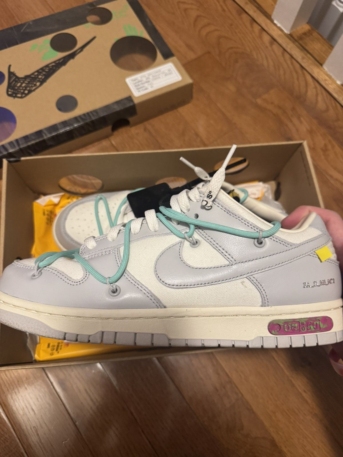 Nike × Off-White Nike x Off-White Dunk Lot 50/50 Size US 9 / EU 42 - 2 Thumbnail