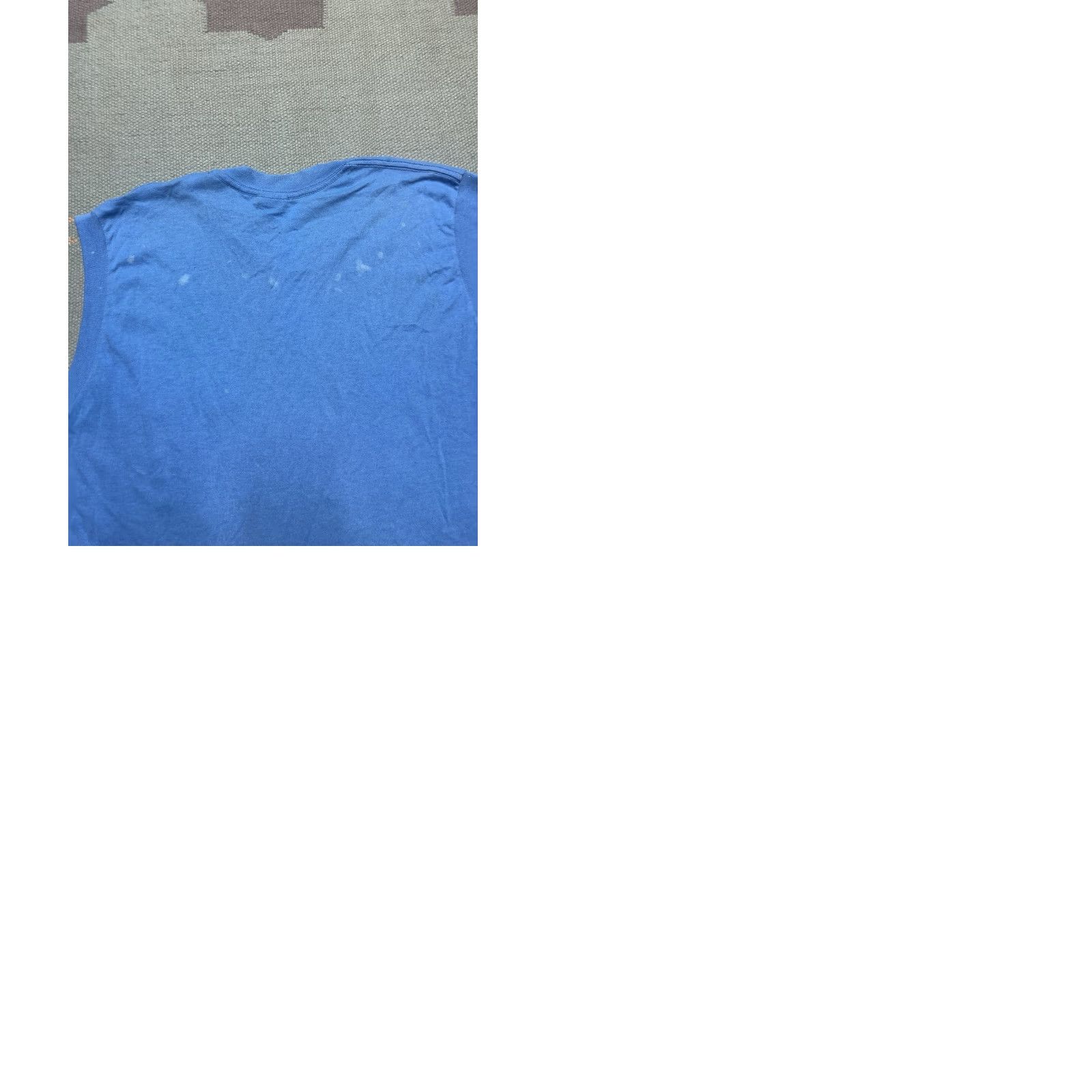 Vintage VINTAGE 80s Sleeveless Pocket T Shirt Blue Large Men Size US L / EU 52-54 / 3 - 9 Thumbnail