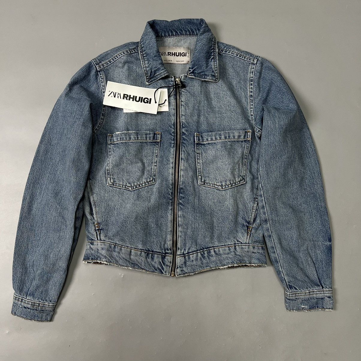 Rhude × Zara RHUDE x Zara CROPPED DENIM JACKET LIMITED EDITION size S Size US S / EU 44-46 / 1 - 3 Thumbnail