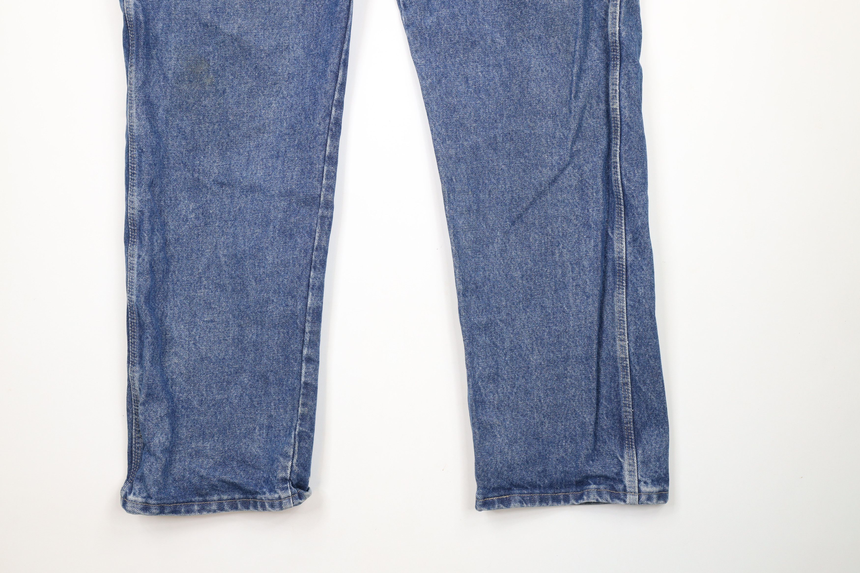 Vintage Vintage Bulwark FR Resistant Work Wide Leg Dungaree Jeans Size US 38 / EU 54 - 4 Thumbnail
