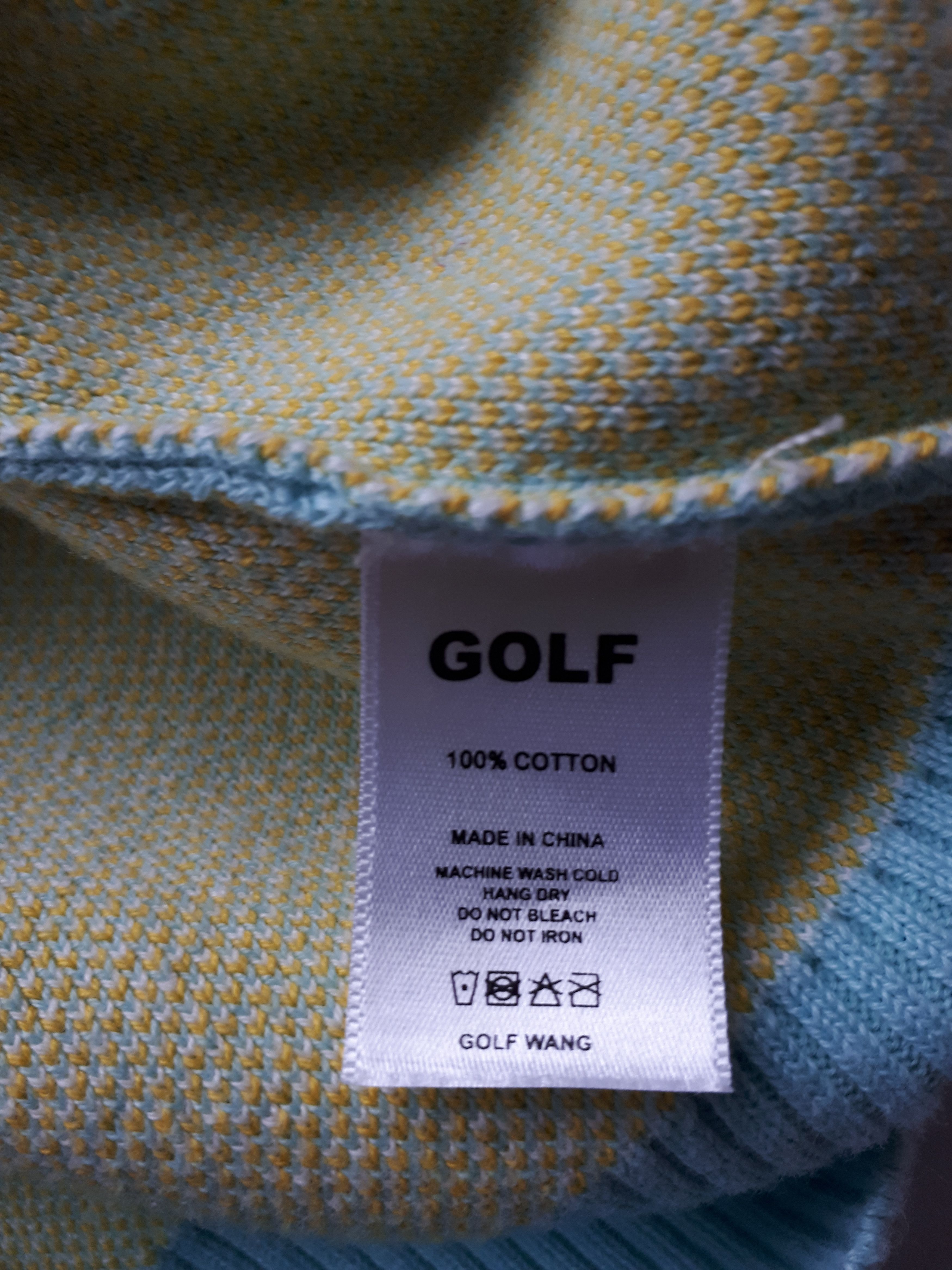 Golf Wang Le Fleur Sweater Vest (Blue) Size US M / EU 48-50 / 2 - 2 Thumbnail