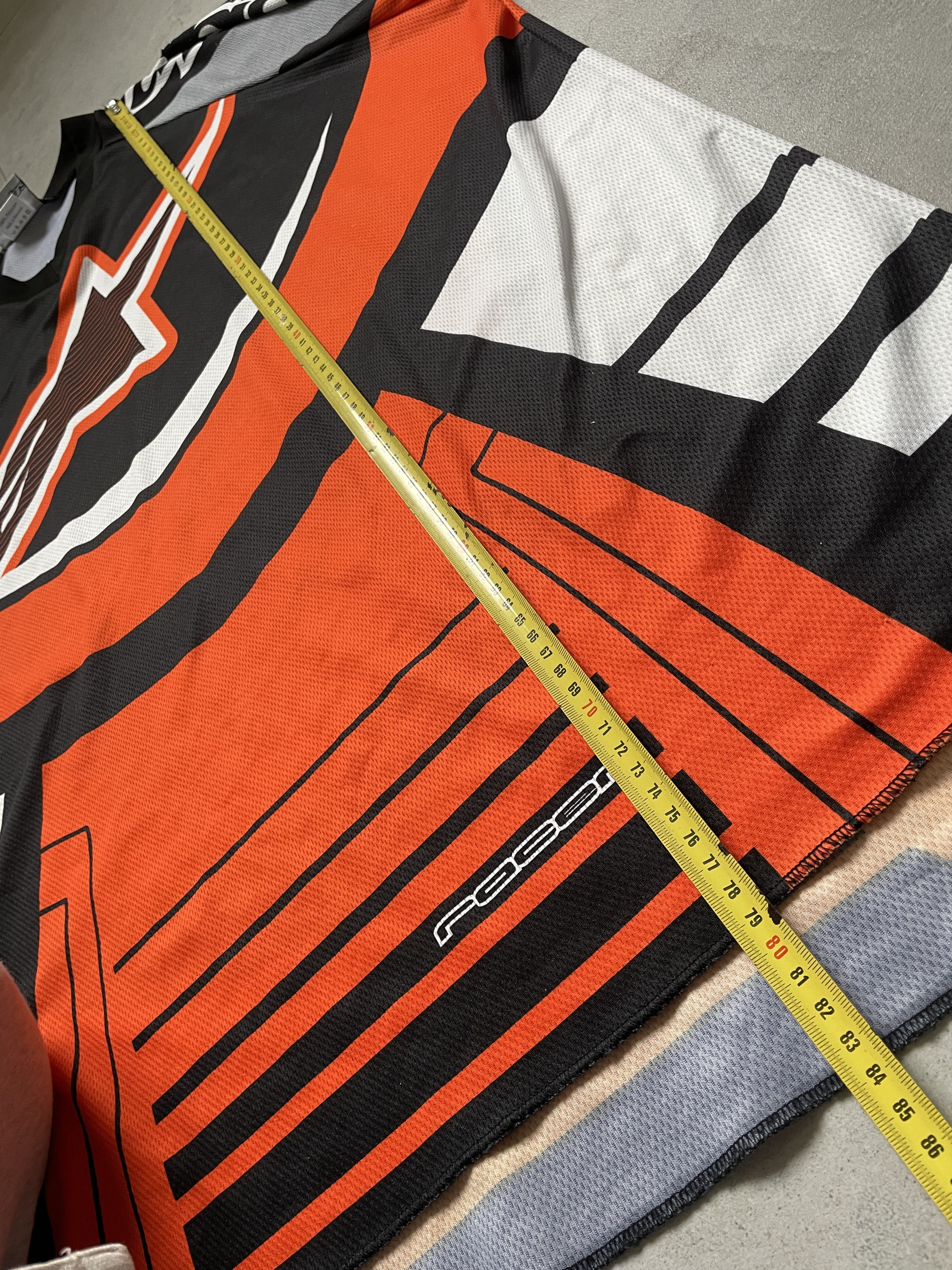 Alpinestars × Fox Racing Y2K ORANGE ALPINESTARS MOTOSPORT LONGSLEEVE JERSEY Size US XXL / EU 58 / 5 - 8 Thumbnail