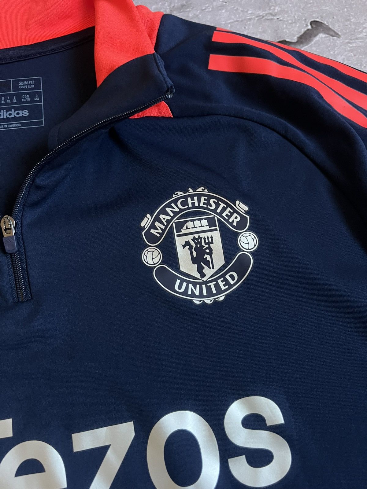 Adidas Men's Wind Top Navy 2024 Manchester United Jersey New XL Size US XL / EU 56 / 4 - 5 Thumbnail